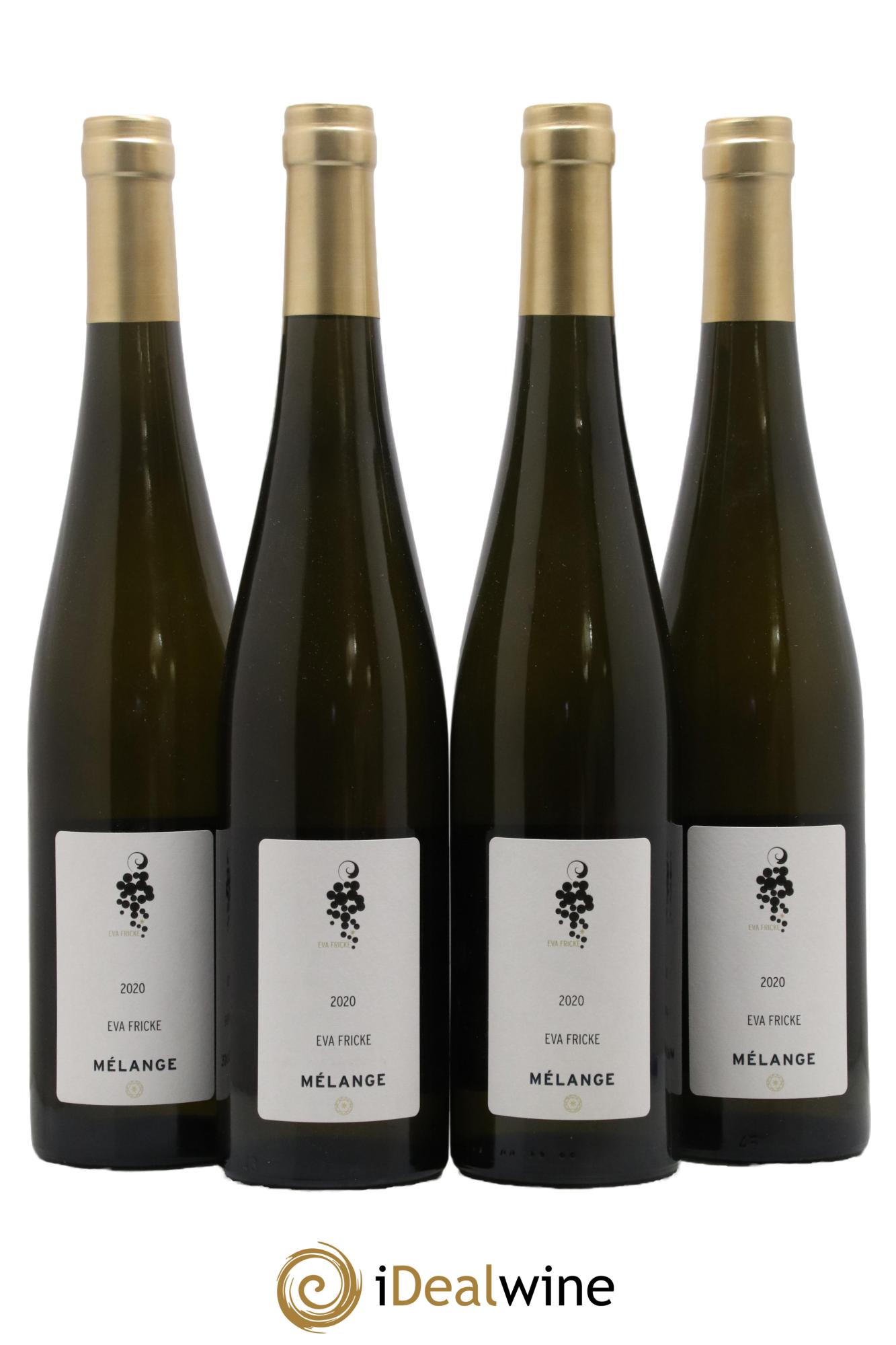 Allemagne Riesling Trocken GBA Melange Fricke Eva 2020 - Posten von 4 Flaschen - 0
