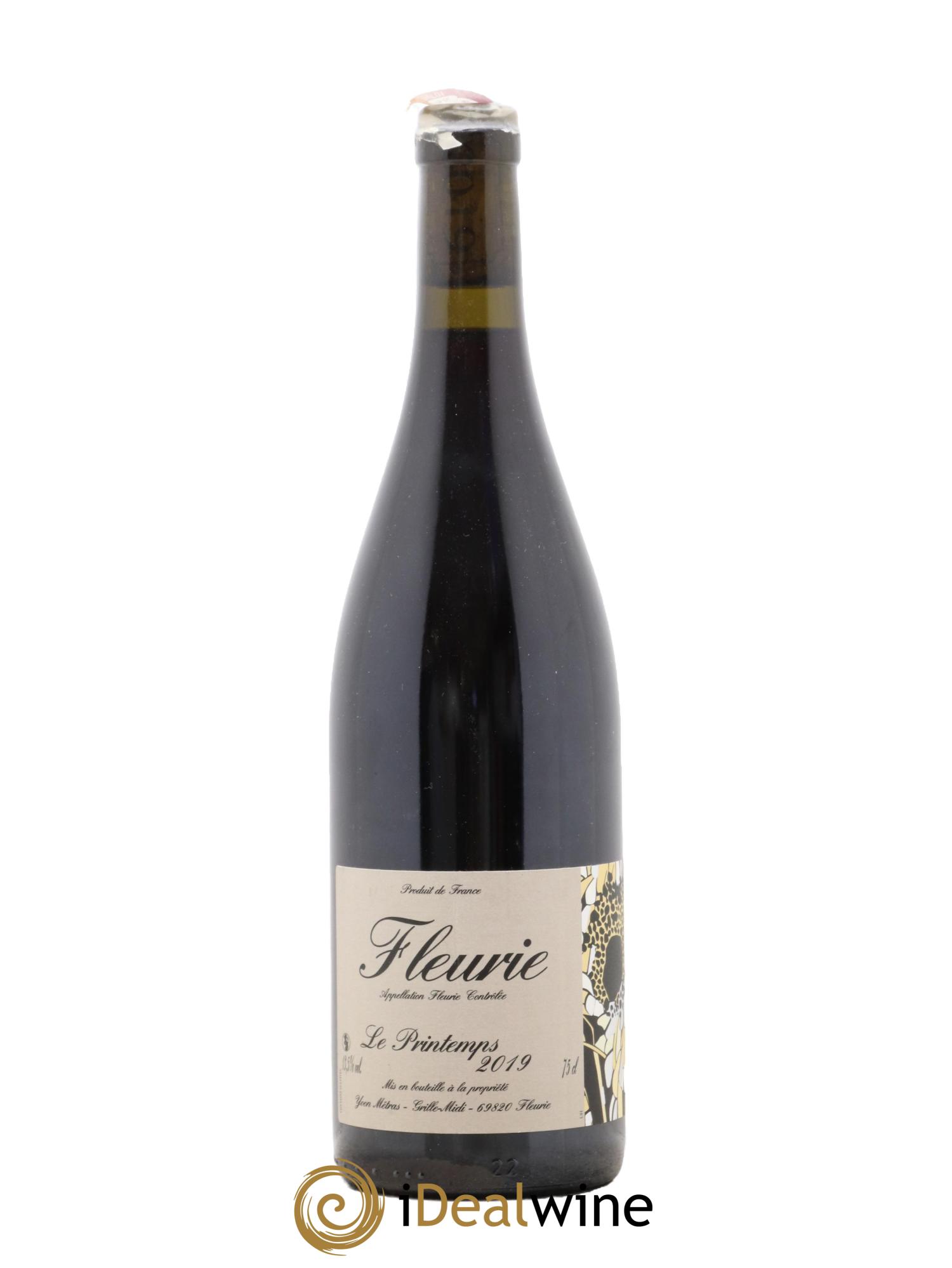 Fleurie Le Printemps Yvon Métras 2019 - Lot de 1 bouteille - 0