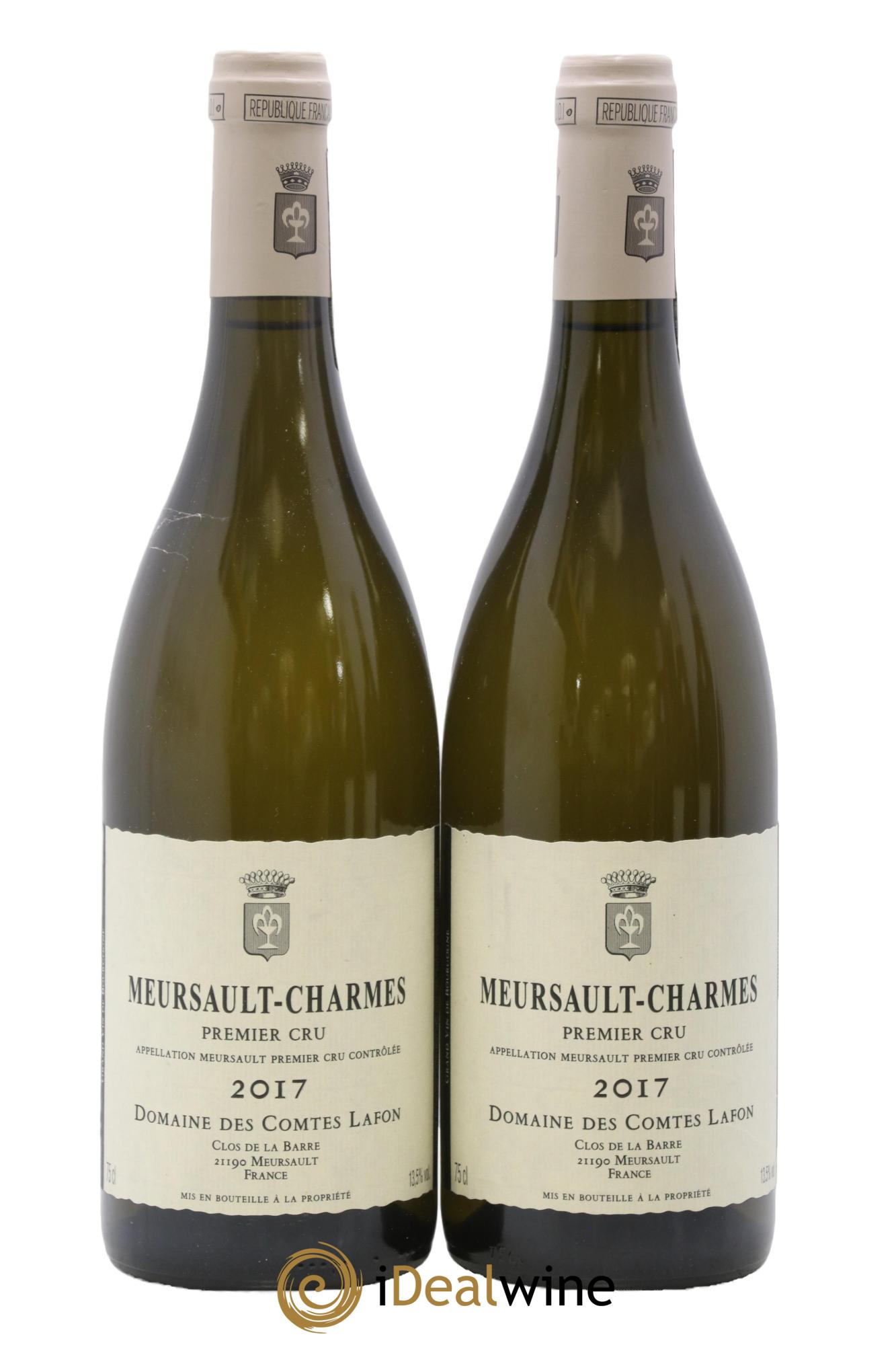 Meursault 1er Cru Charmes Comtes Lafon (Domaine des) 2017 - Lot de 2 bouteilles - 0
