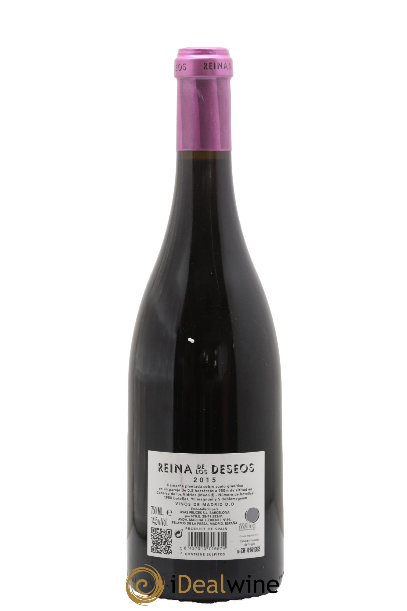Vinos de Madrid DO Comando G DO Reina de Los Deseos 2015 - Lot of 1 bottle - 1