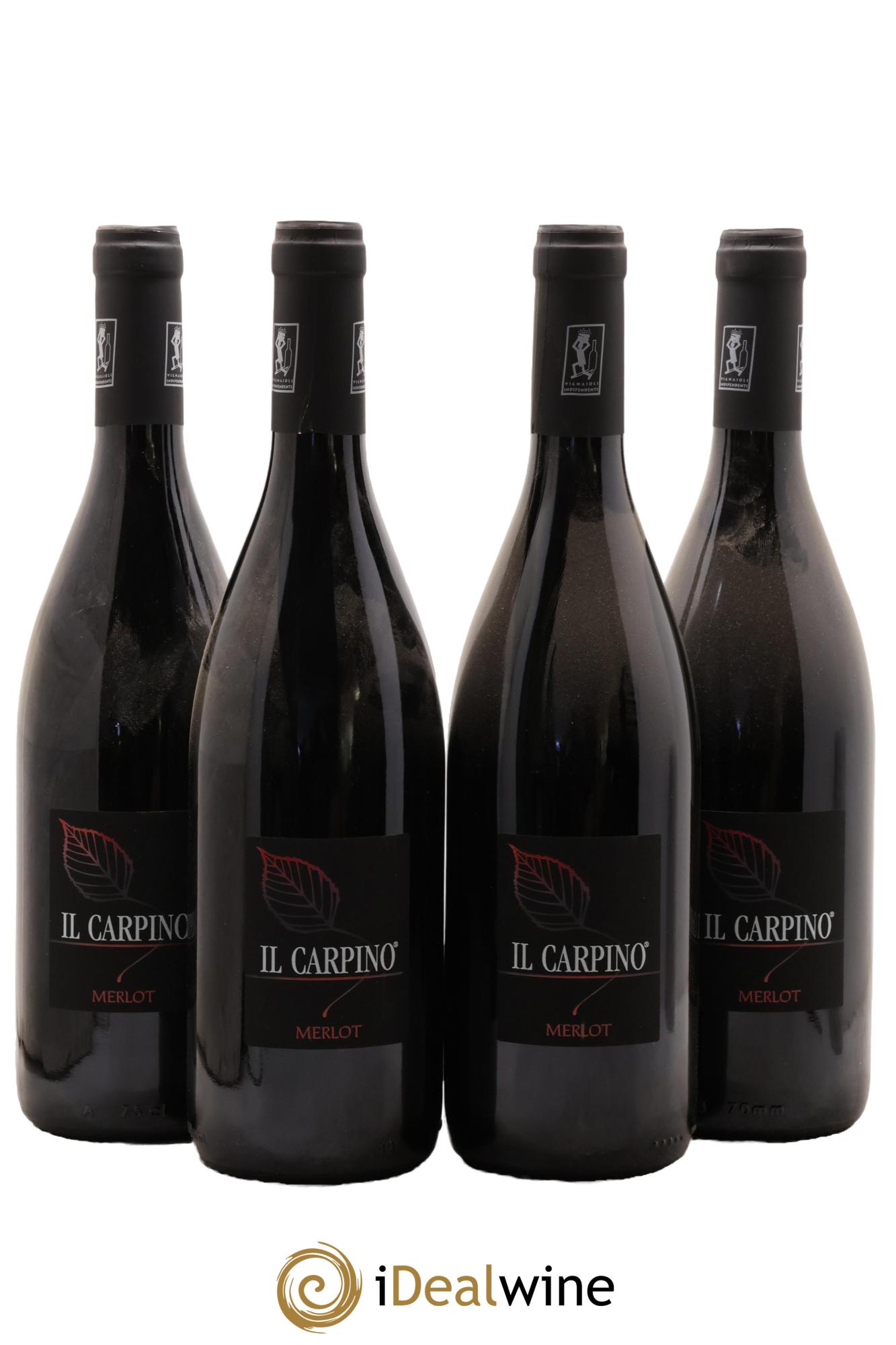 Italie Venezia Giulia IGT Merlot Il Carpino 2018 - Lot de 4 bouteilles - 0