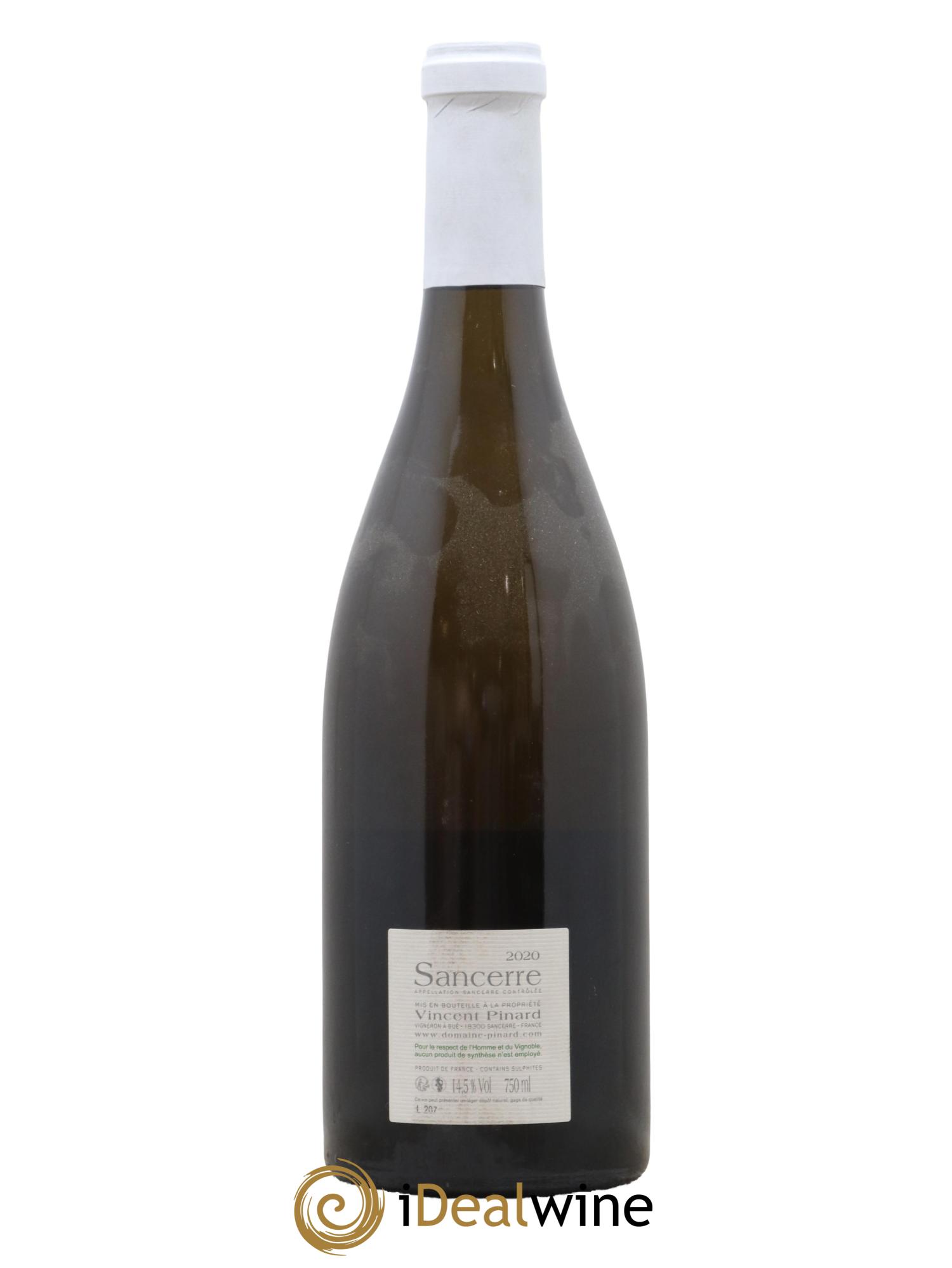 Sancerre Petit Chemarin Vincent Pinard 2020 - Lot de 1 bouteille - 1