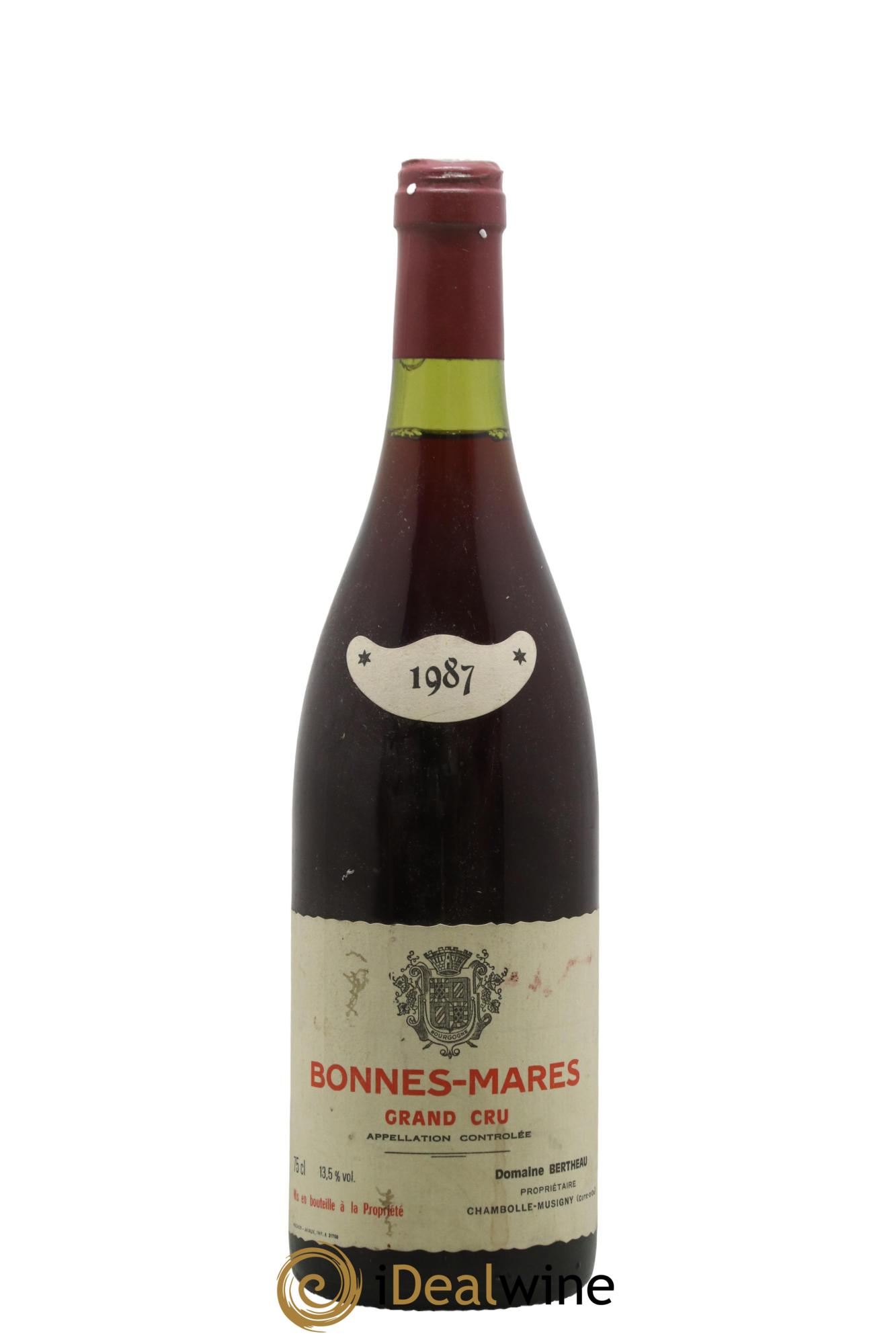 Bonnes-Mares Grand Cru François Bertheau 1987 - Lot de 1 bouteille - 0