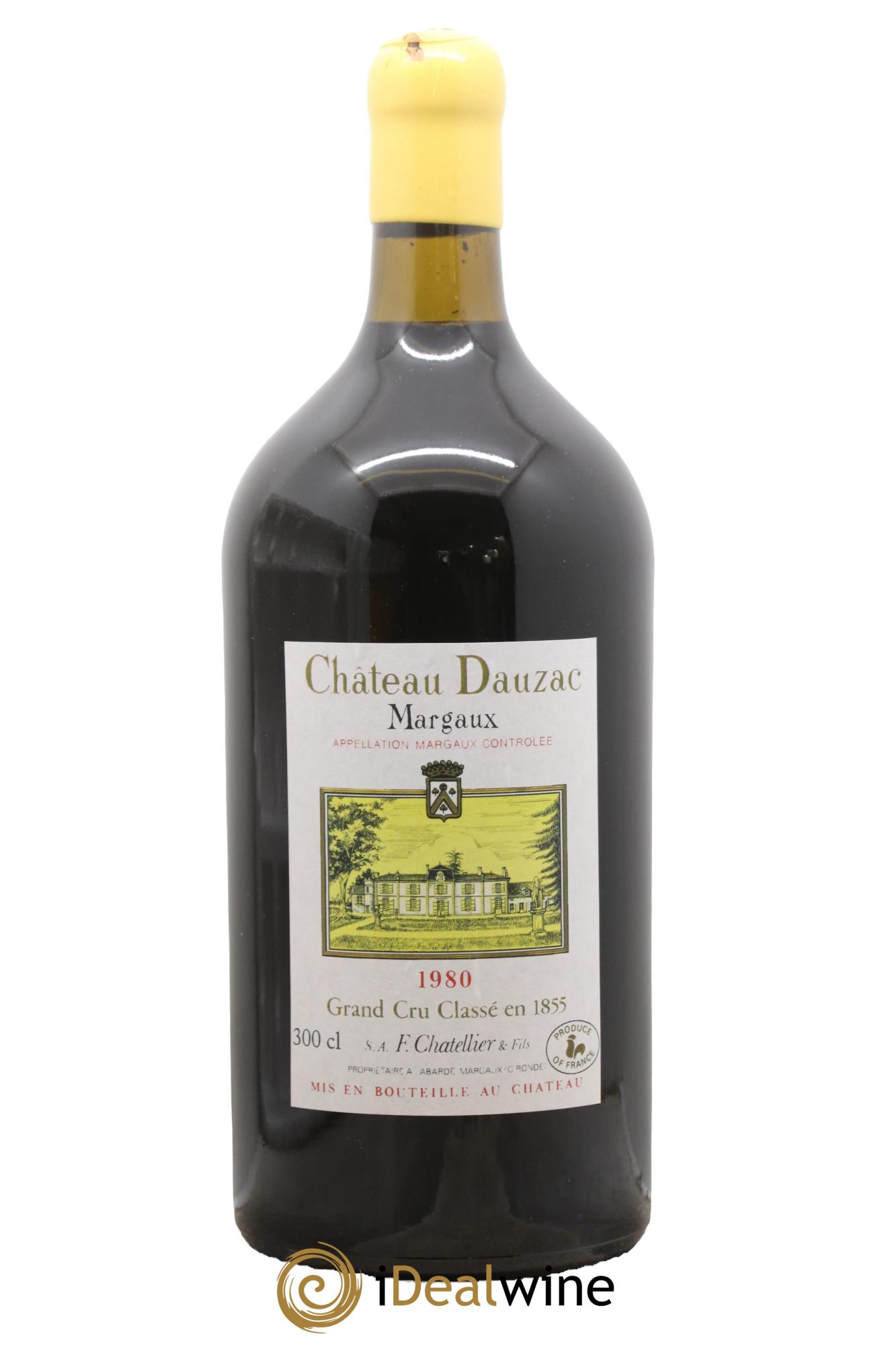 Château Dauzac 5ème Grand Cru Classé 1980 - Lot de 1 double magnum - 1