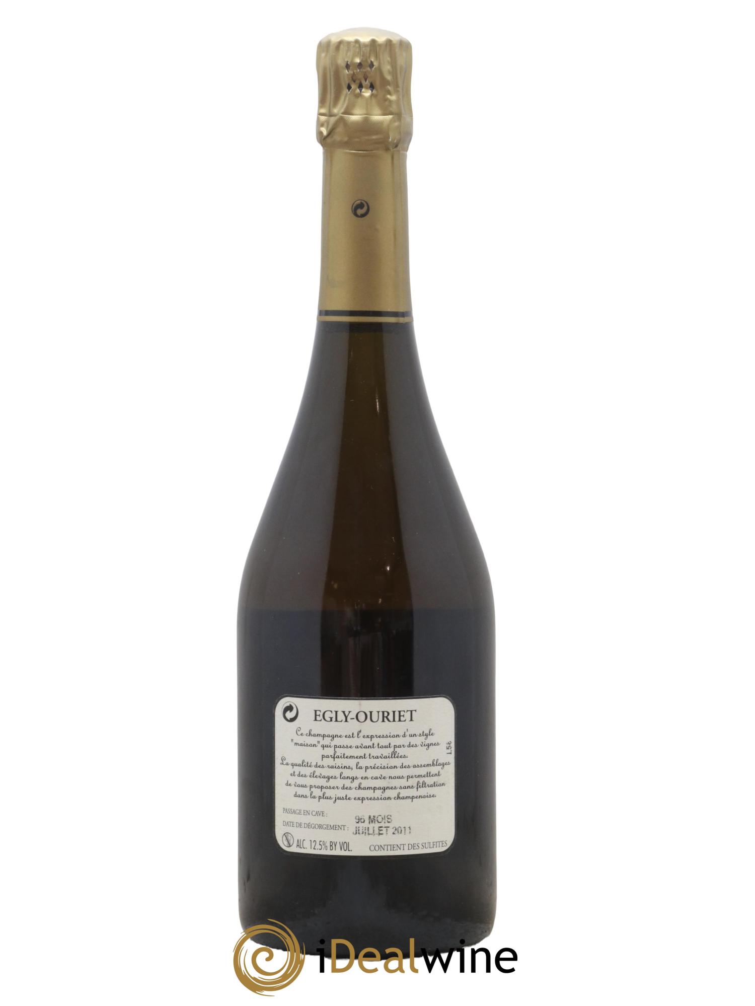 Ambonnay Vieilles Vignes Brut Millésimé Egly-Ouriet 2002 - Lot de 1 bouteille - 1