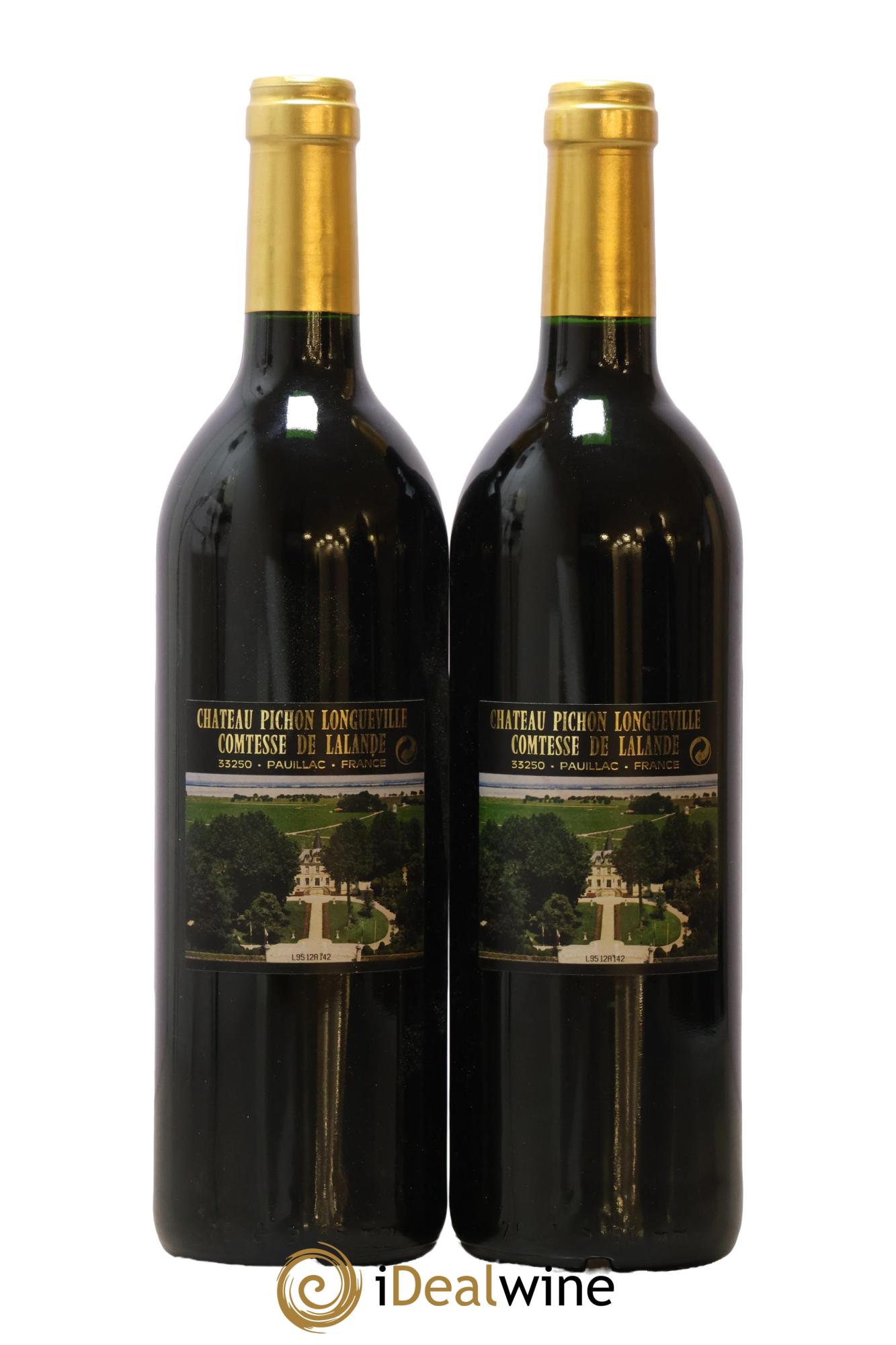 Château Pichon Longueville Comtesse de Lalande 2ème Grand Cru Classé 1995 - Lot de 2 bouteilles - 1