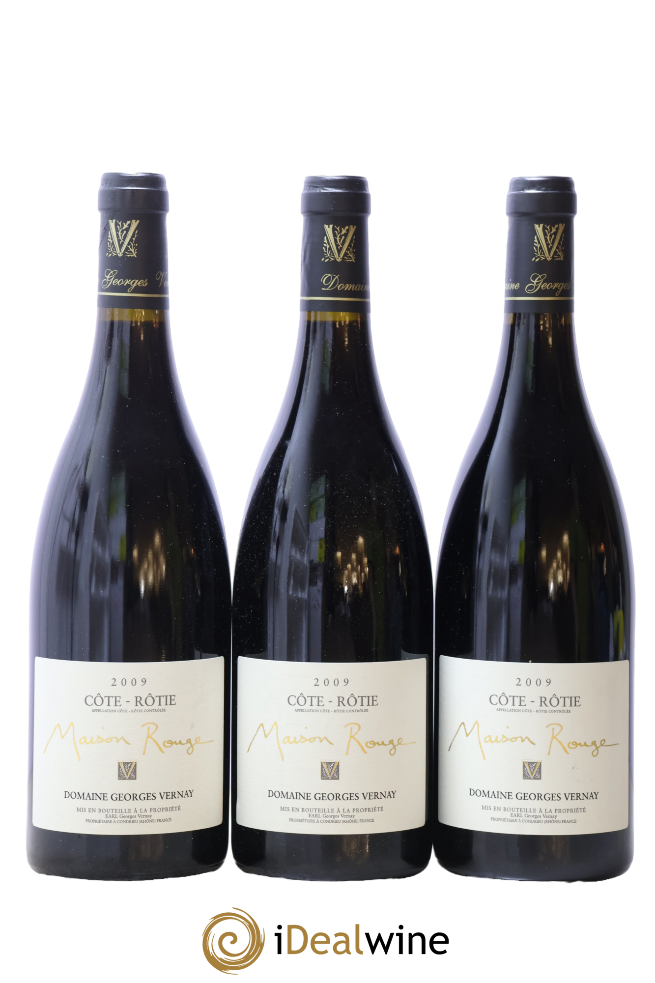 Côte-Rôtie Georges Vernay 2009 - Lot de 3 bouteilles - 0
