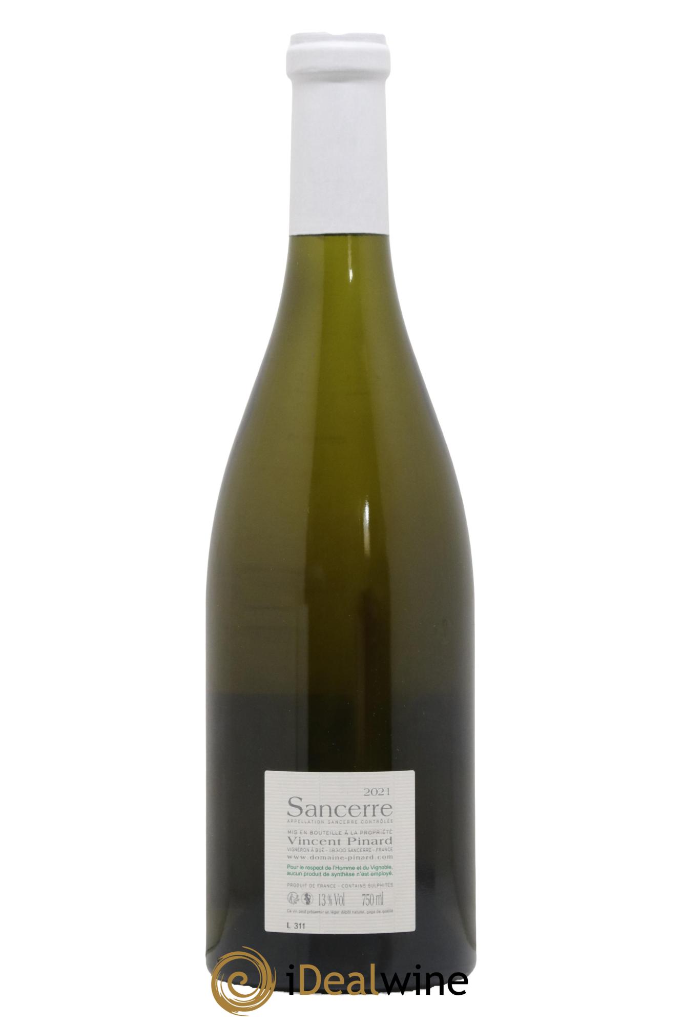 Sancerre Harmonie Vincent Pinard 2021 - Lot de 1 bouteille - 1