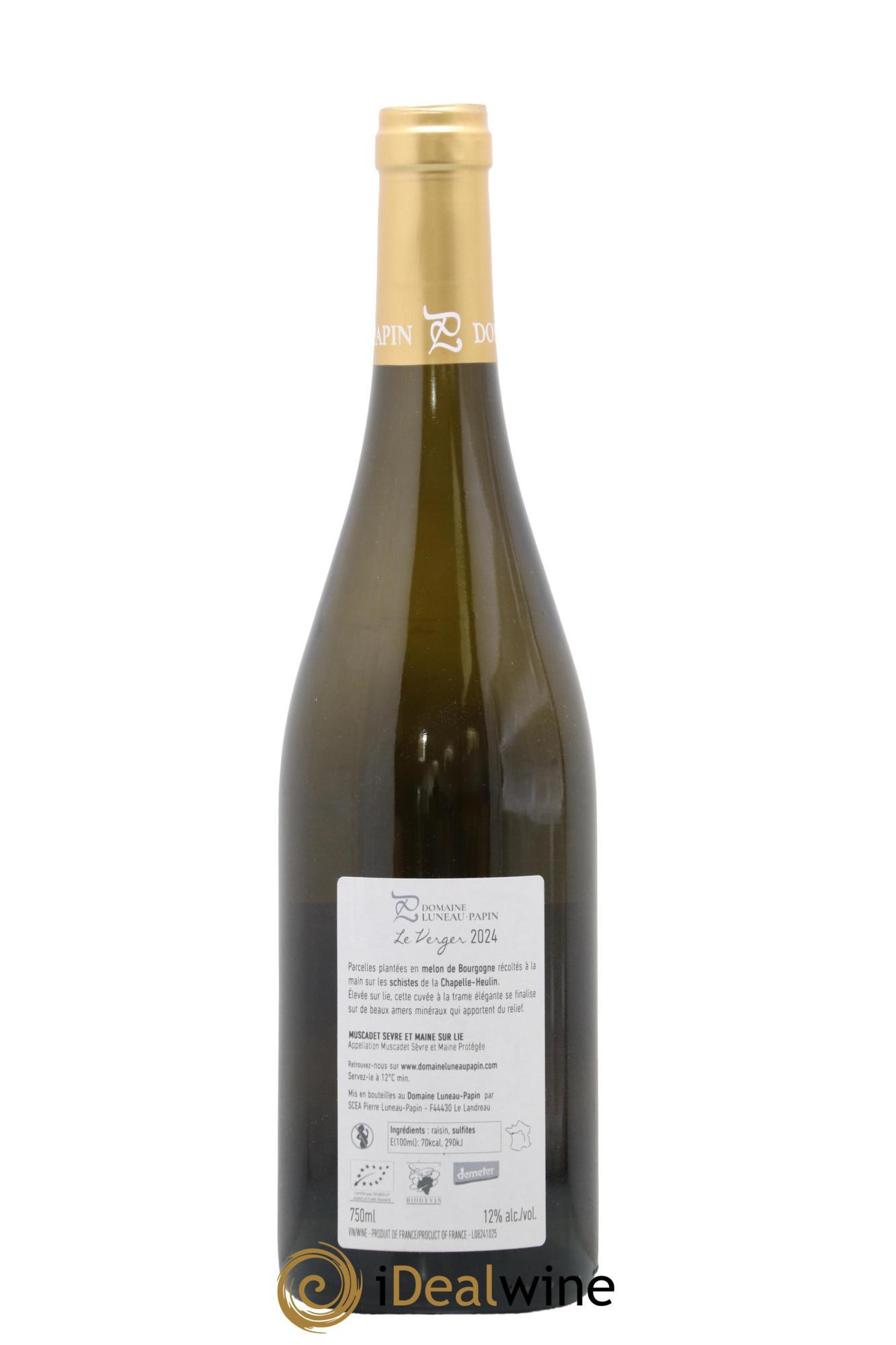 Muscadet-Sèvre-et-Maine Le Verger Luneau-Papin 2024 - Posten von 1 Flasche - 1