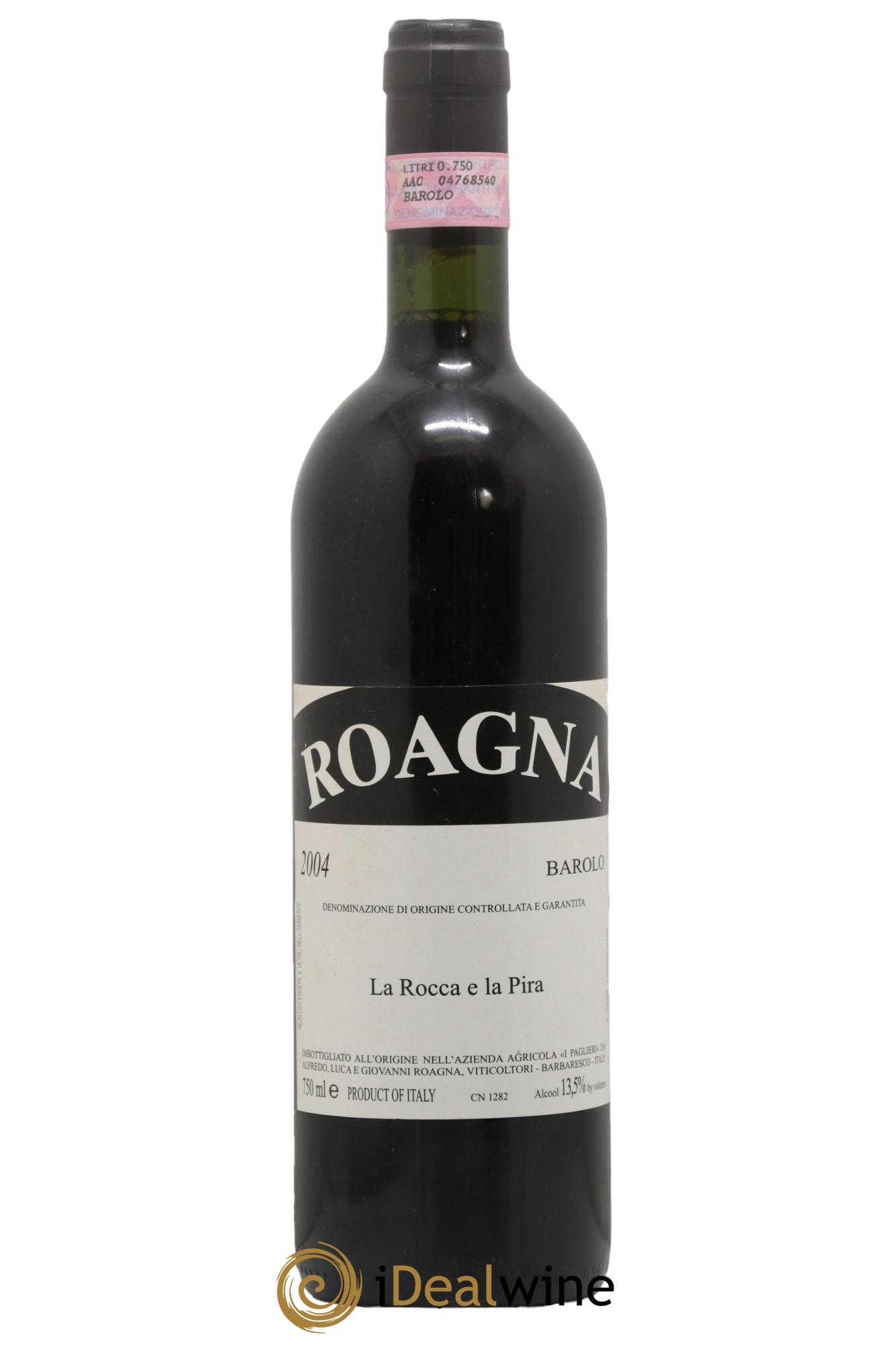 Barolo La Rocca E La Pira Roagna 2004 - Lot de 1 bouteille - 0
