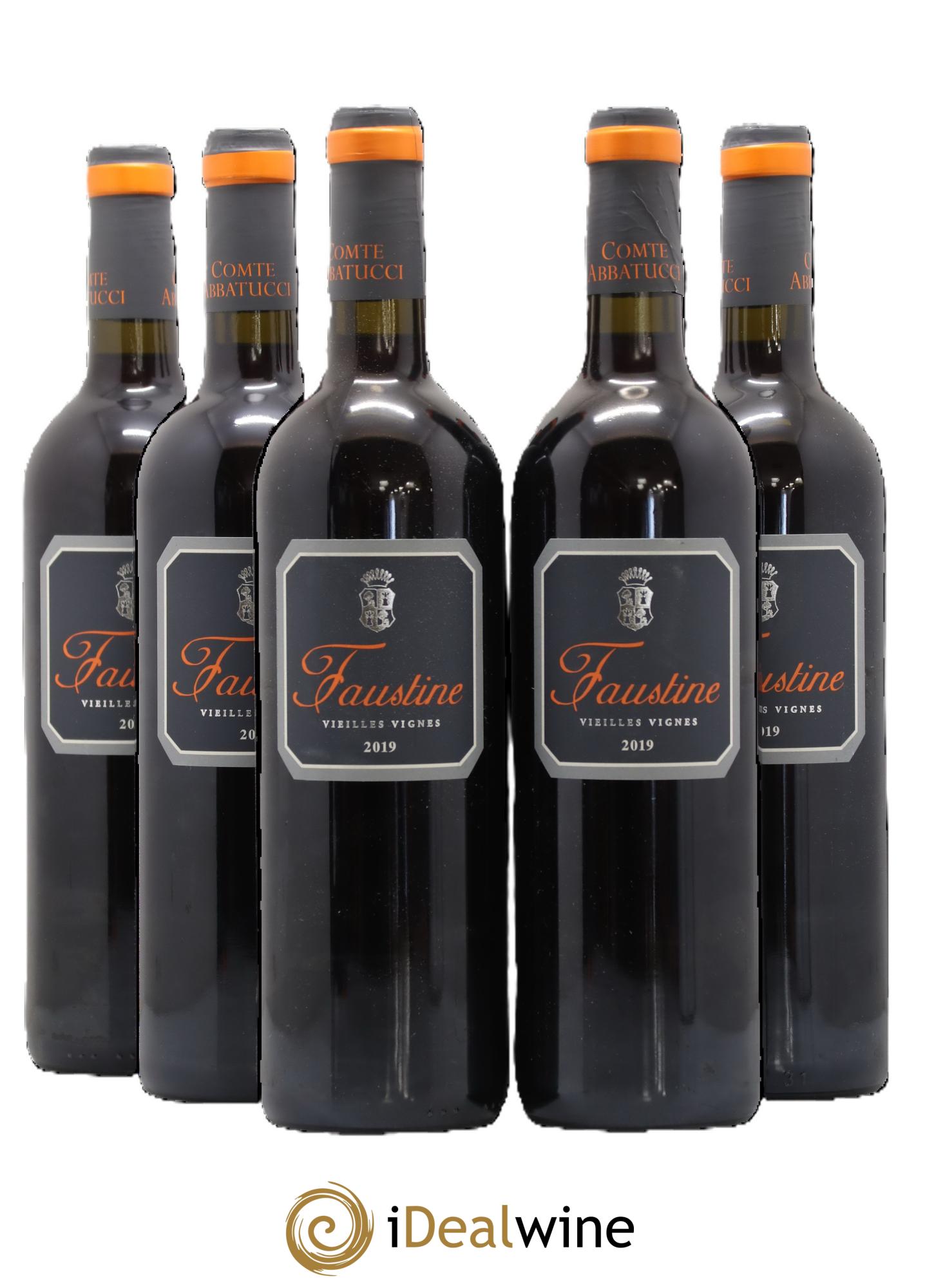 Vin de France Faustine Vieilles Vignes Comte Abbatucci (Domaine)  2019 - Lot de 5 bouteilles - 0
