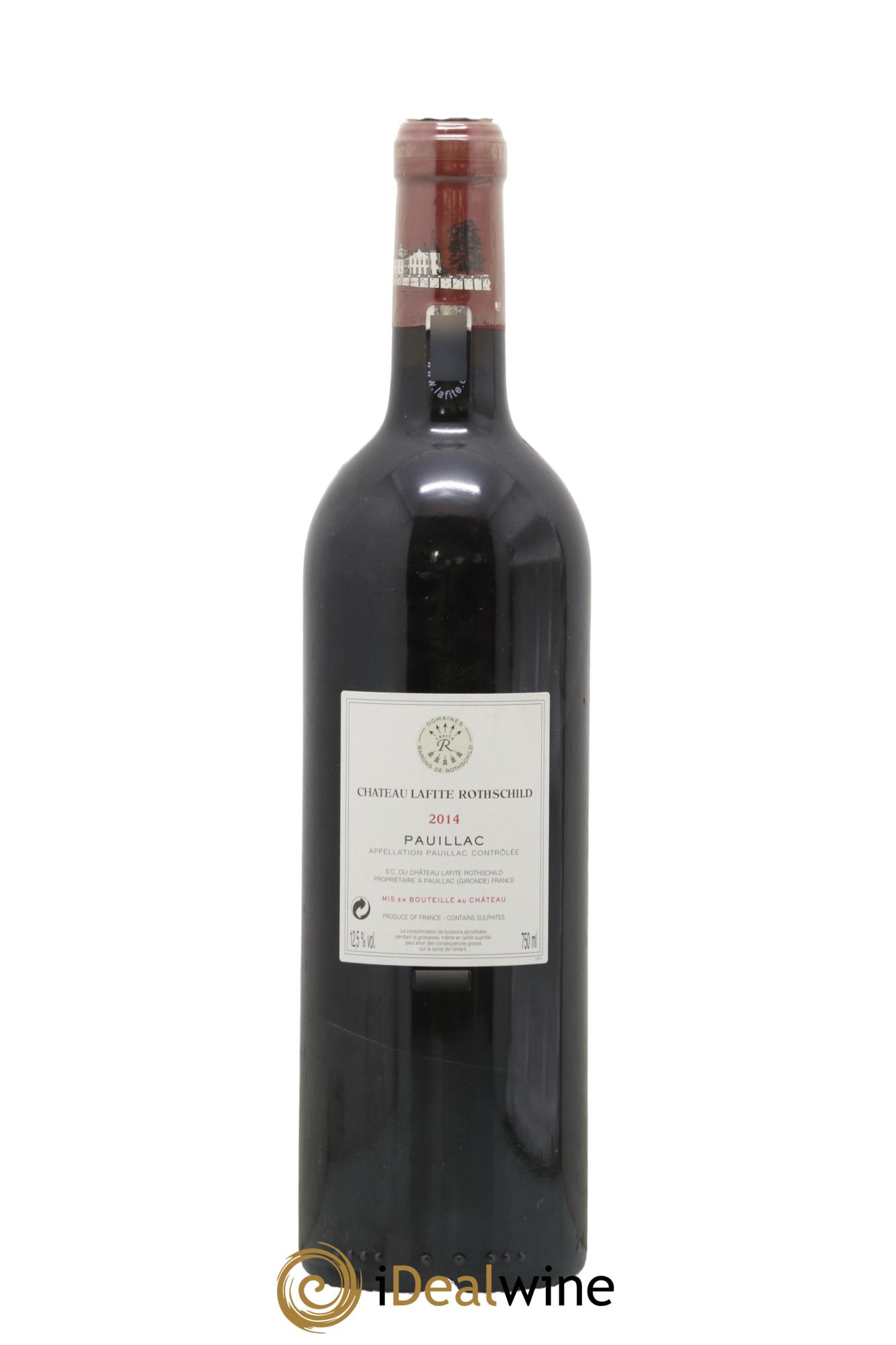 Château Lafite Rothschild 1er Grand Cru Classé 2014 - Lot de 1 bouteille - 1
