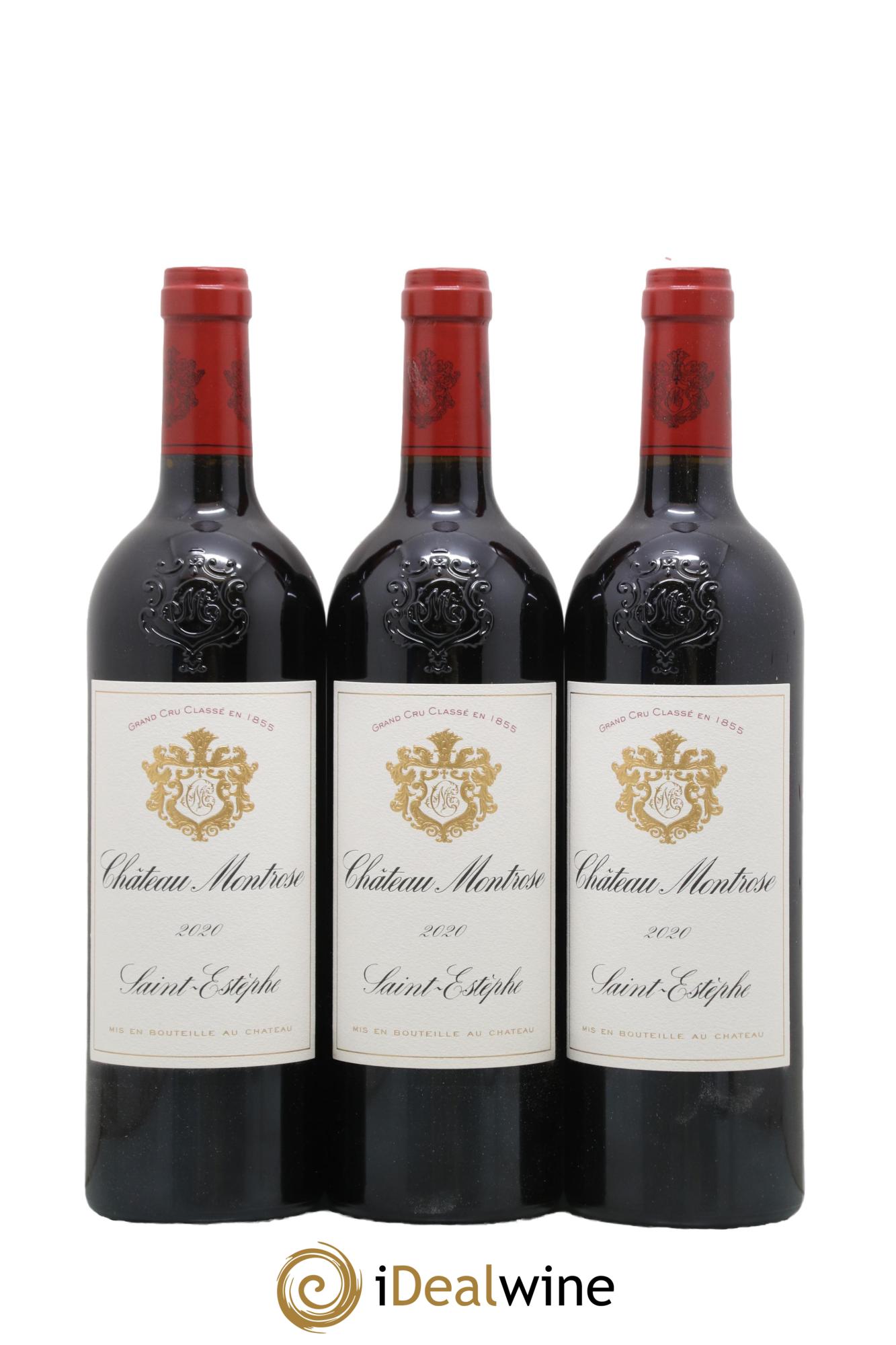 Château Montrose 2ème Grand Cru Classé 2020 - Lot de 3 bouteilles - 0
