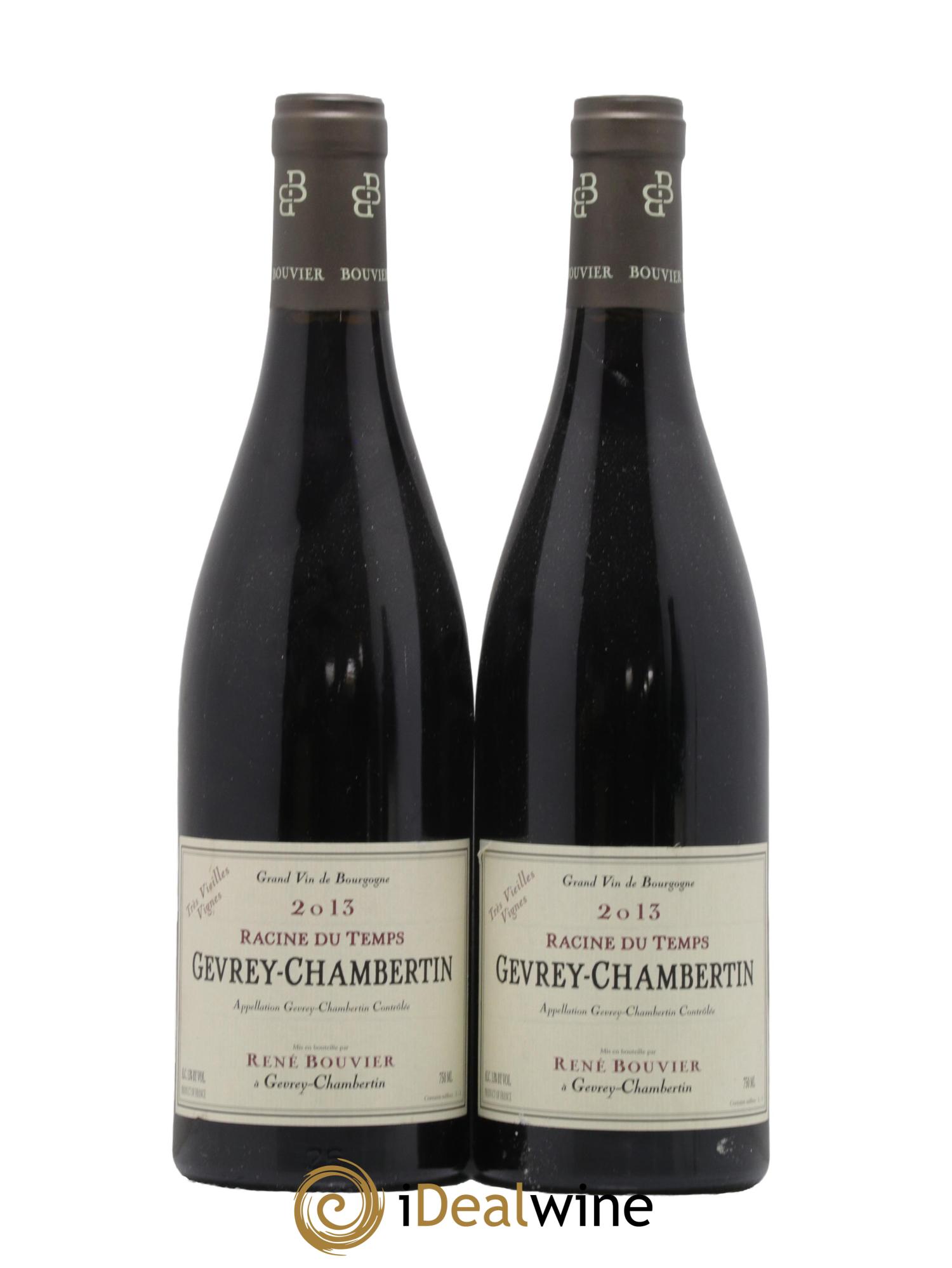 Gevrey-Chambertin Racine du Temps René Bouvier (Domaine) 2013 - Lot de 2 bouteilles - 0