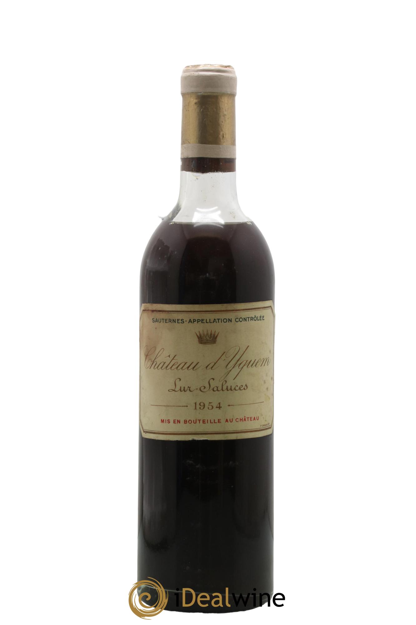 Château d' Yquem 1er Cru Classé Supérieur 1954 - Lotto di 1 bottiglia - 0