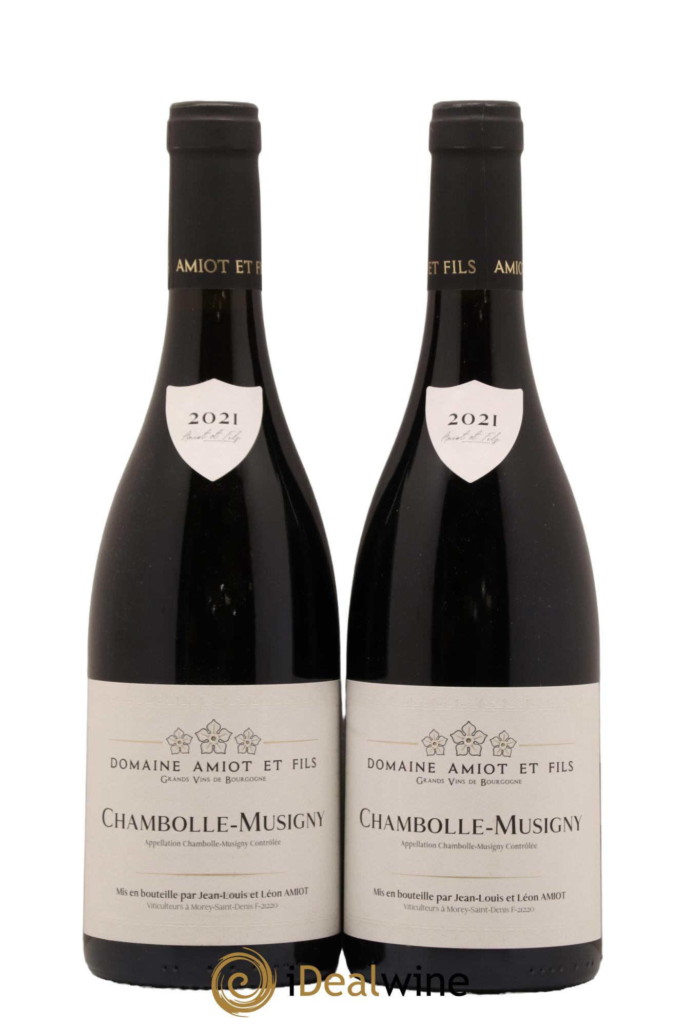 Chambolle-Musigny Domaine Amiot Pere Et Fils 2021 - Lot de 2 bouteilles - 0