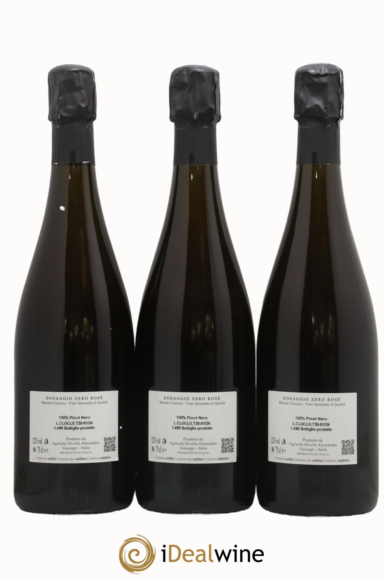 Divers Italie Clo Clo Dosaggio Zero Alessandria Divella - Lot de 3 bouteilles - 1