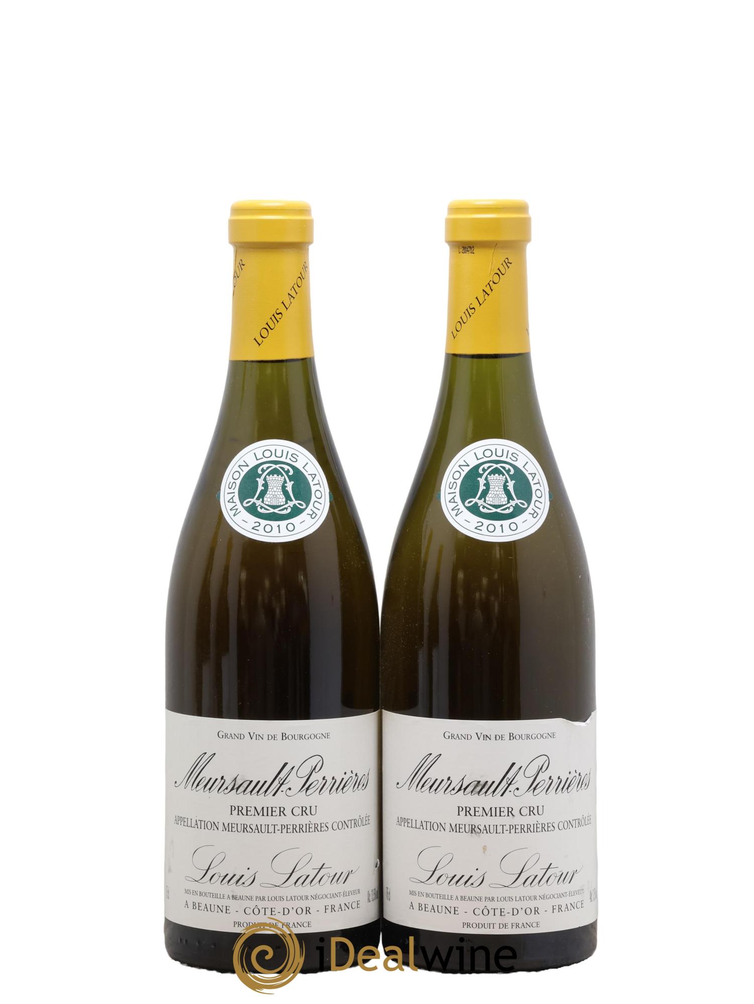 Meursault 1er Cru Perrières Louis Latour 2010 - Posten von 2 Flaschen - 0