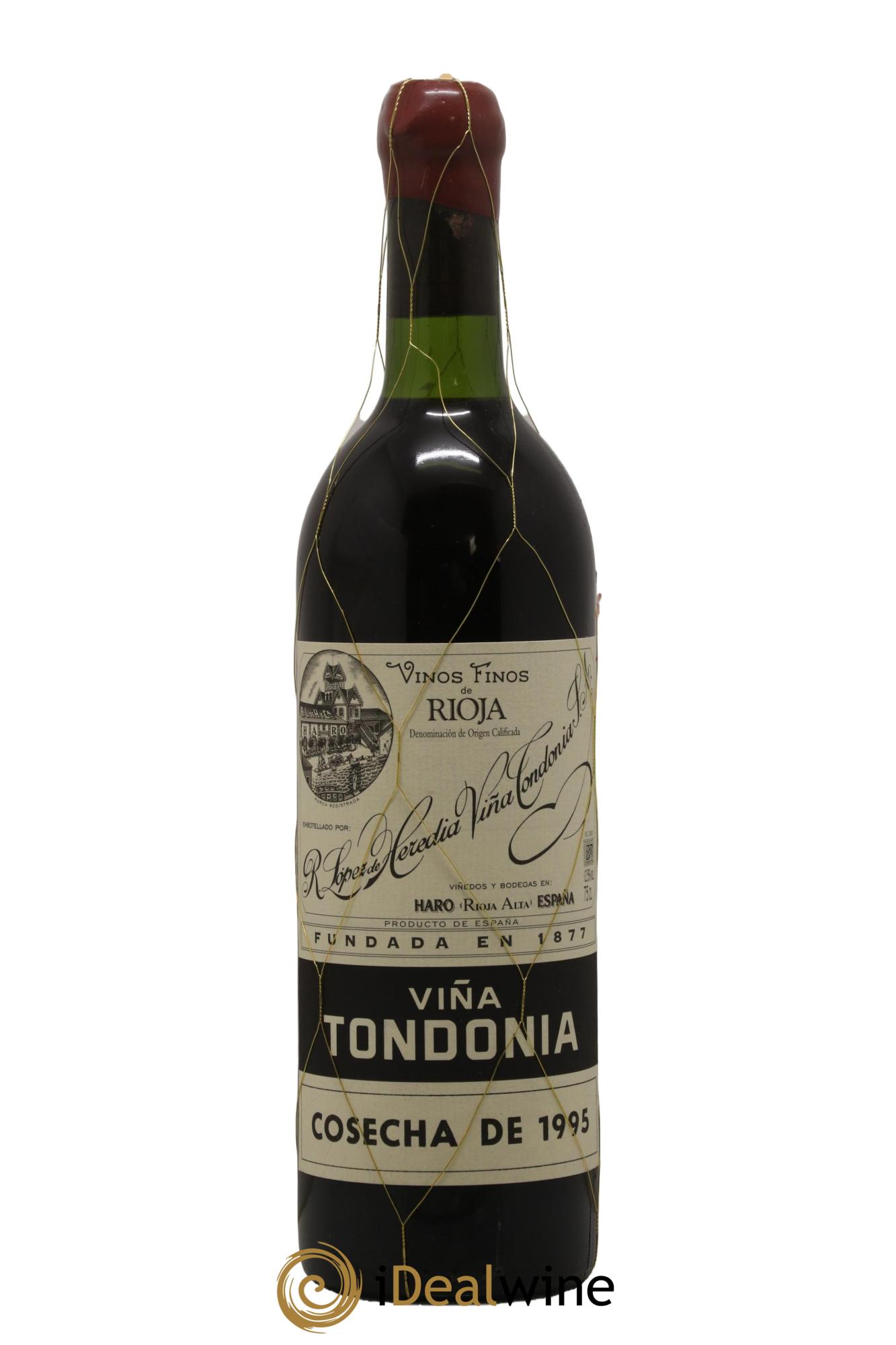 Rioja Gran Reserva Vina Tondonia R. Lopez de Heredia 1995 - Posten von 1 Flasche - 0