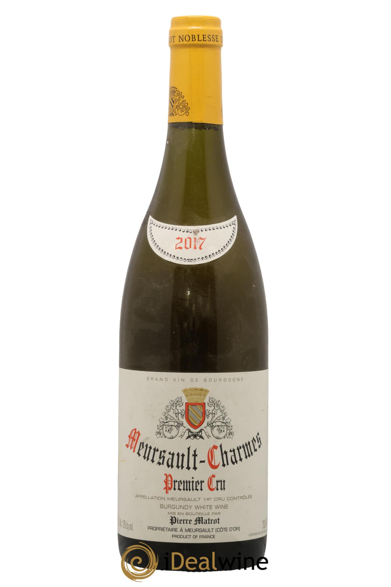 Meursault 1er Cru Charmes Matrot (Domaine) 2017 - Lot de 1 bouteille - 0