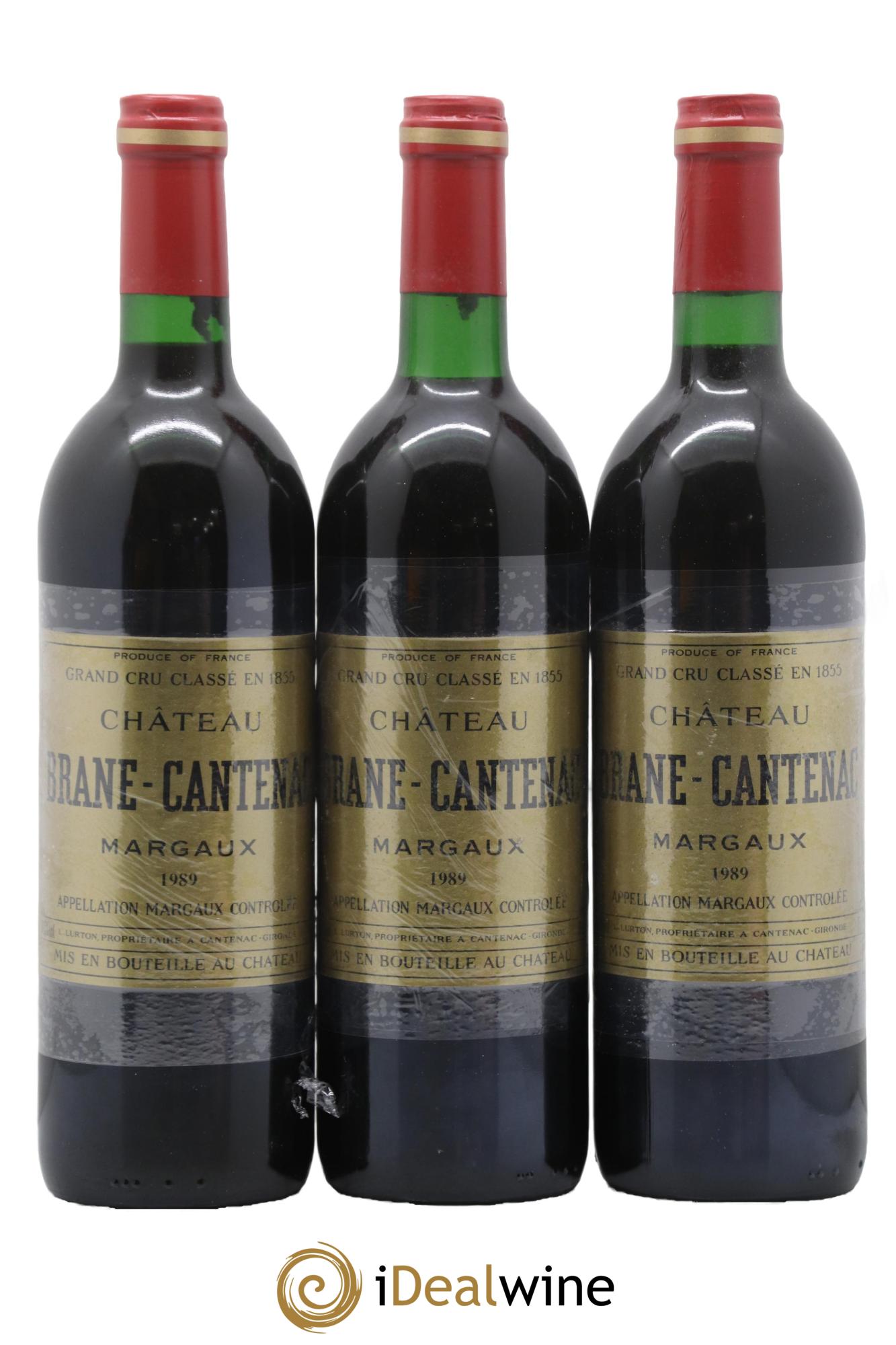 Château Brane Cantenac 2ème Grand Cru Classé 1989 - Lot de 12 bouteilles - 3