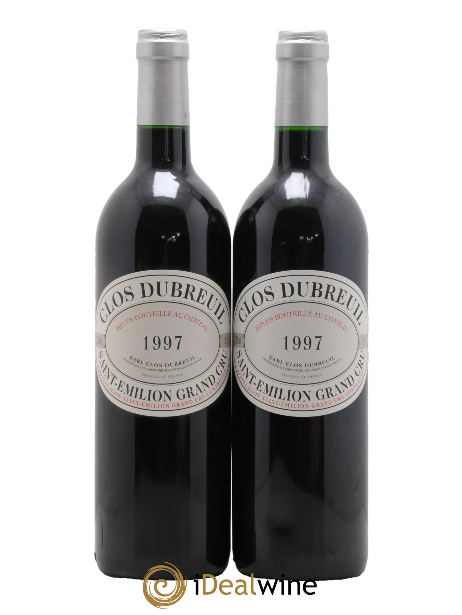 Clos Dubreuil Grand Cru Classé 1997 - Lot de 2 bouteilles - 0