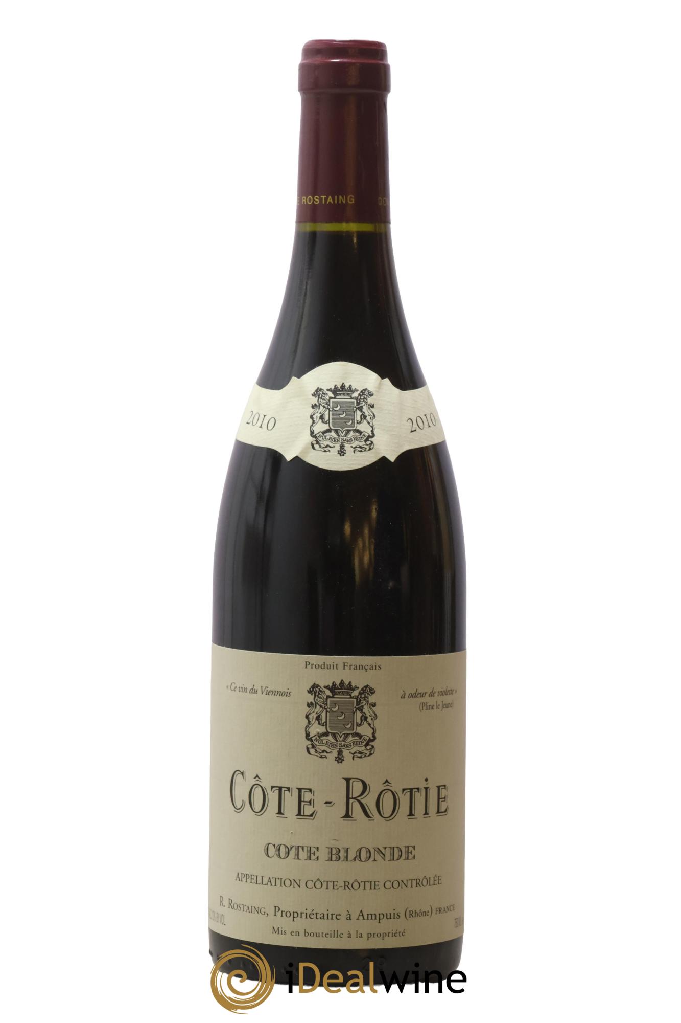 Côte-Rôtie Côte Blonde René Rostaing 2010 - Posten von 1 Flasche - 0