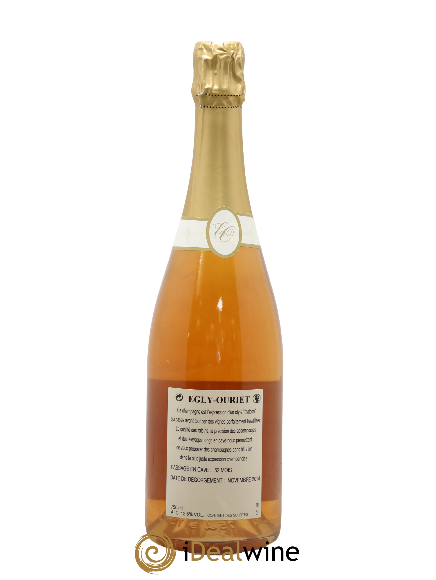 Grand Cru Brut Egly-Ouriet - Lot de 1 bouteille - 1
