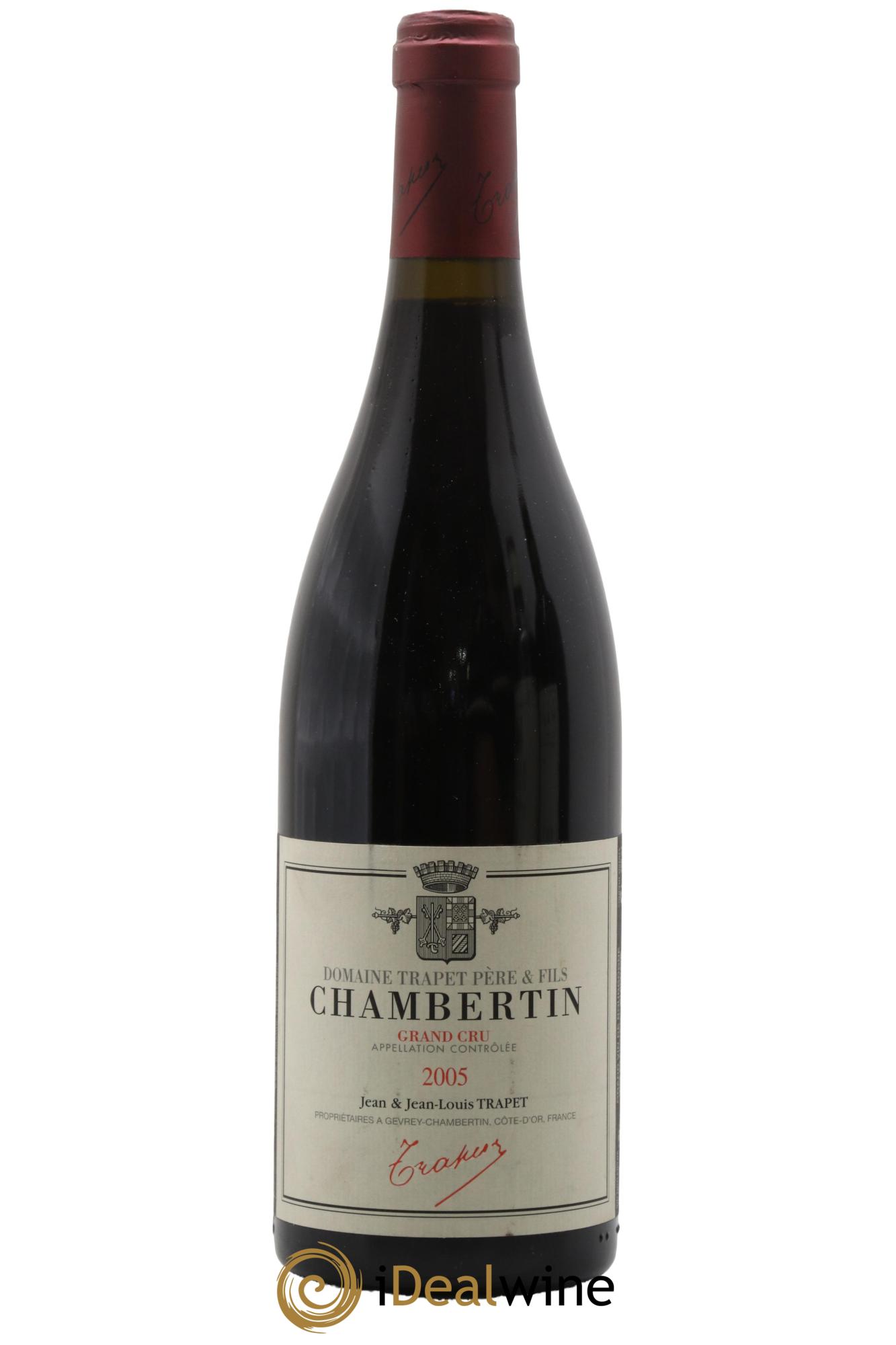 Chambertin Grand Cru Domaine Trapet 2005 - Lot of 1 bottle - 0