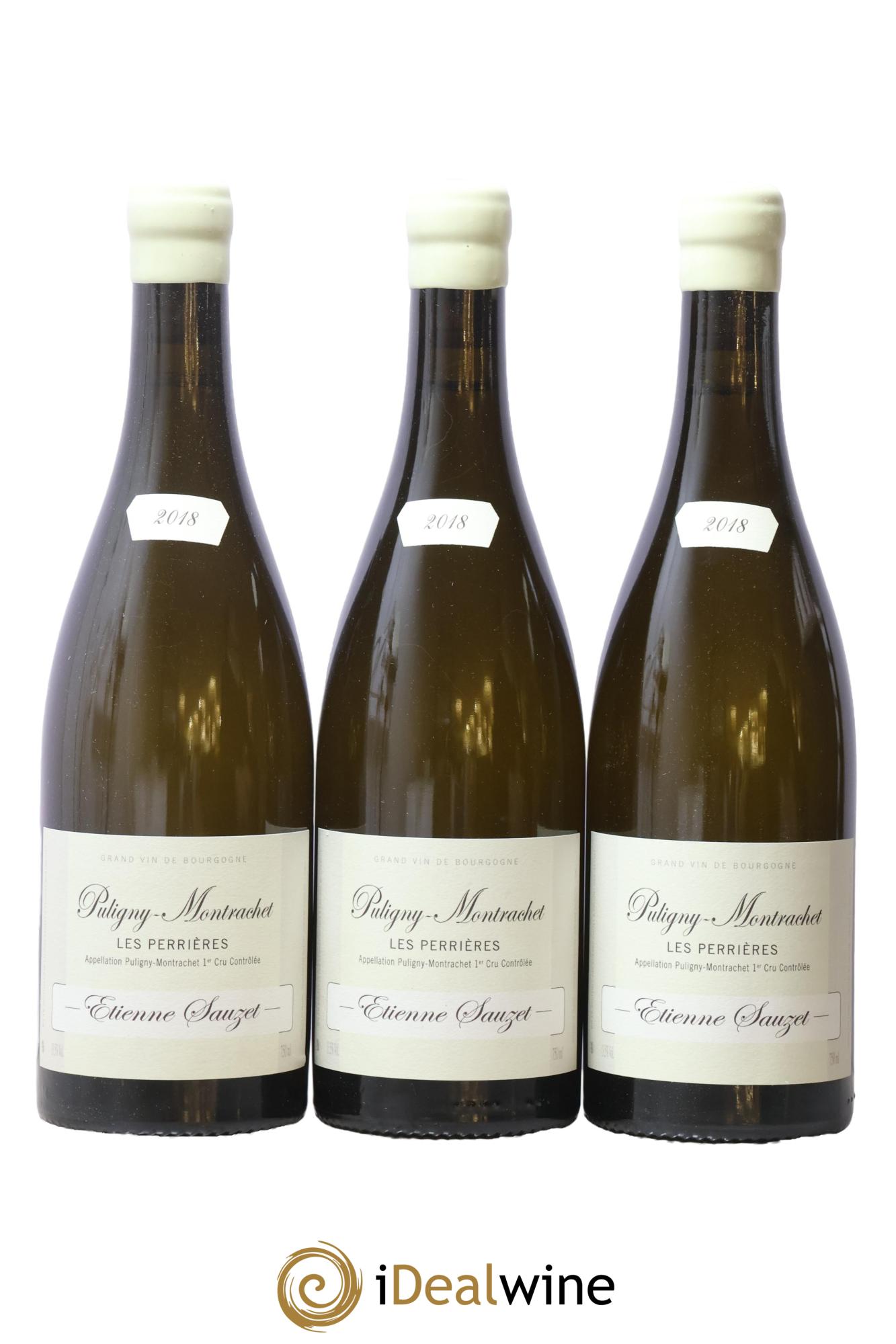 Puligny-Montrachet 1er Cru Les Perrières Etienne Sauzet 2018 - Lot de 3 bouteilles - 0