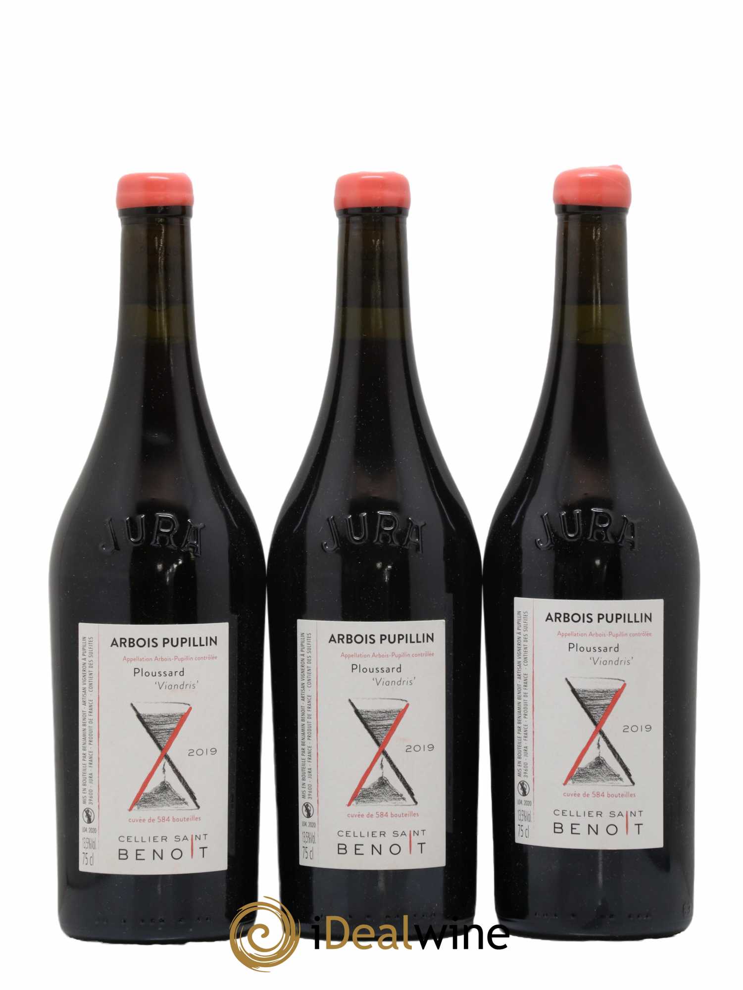 Arbois Viandris Cellier Saint Benoît 2019 - Lot de 3 bouteilles - 0