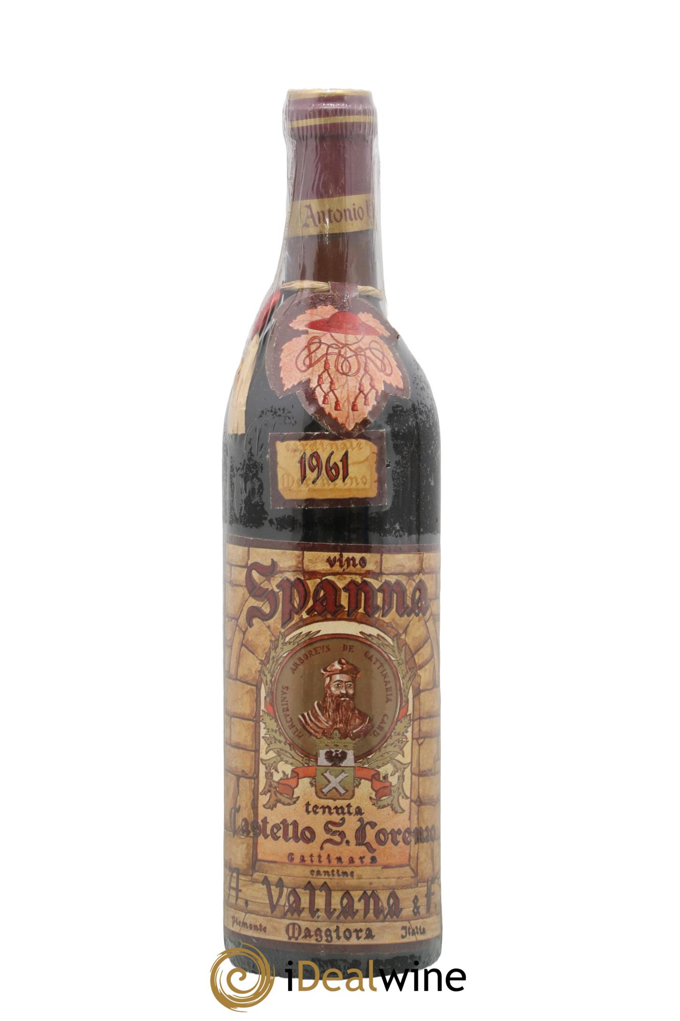 Italie Spanna Castello di San Lorenzo Vallana 1961 - Lot de 1 bouteille - 0