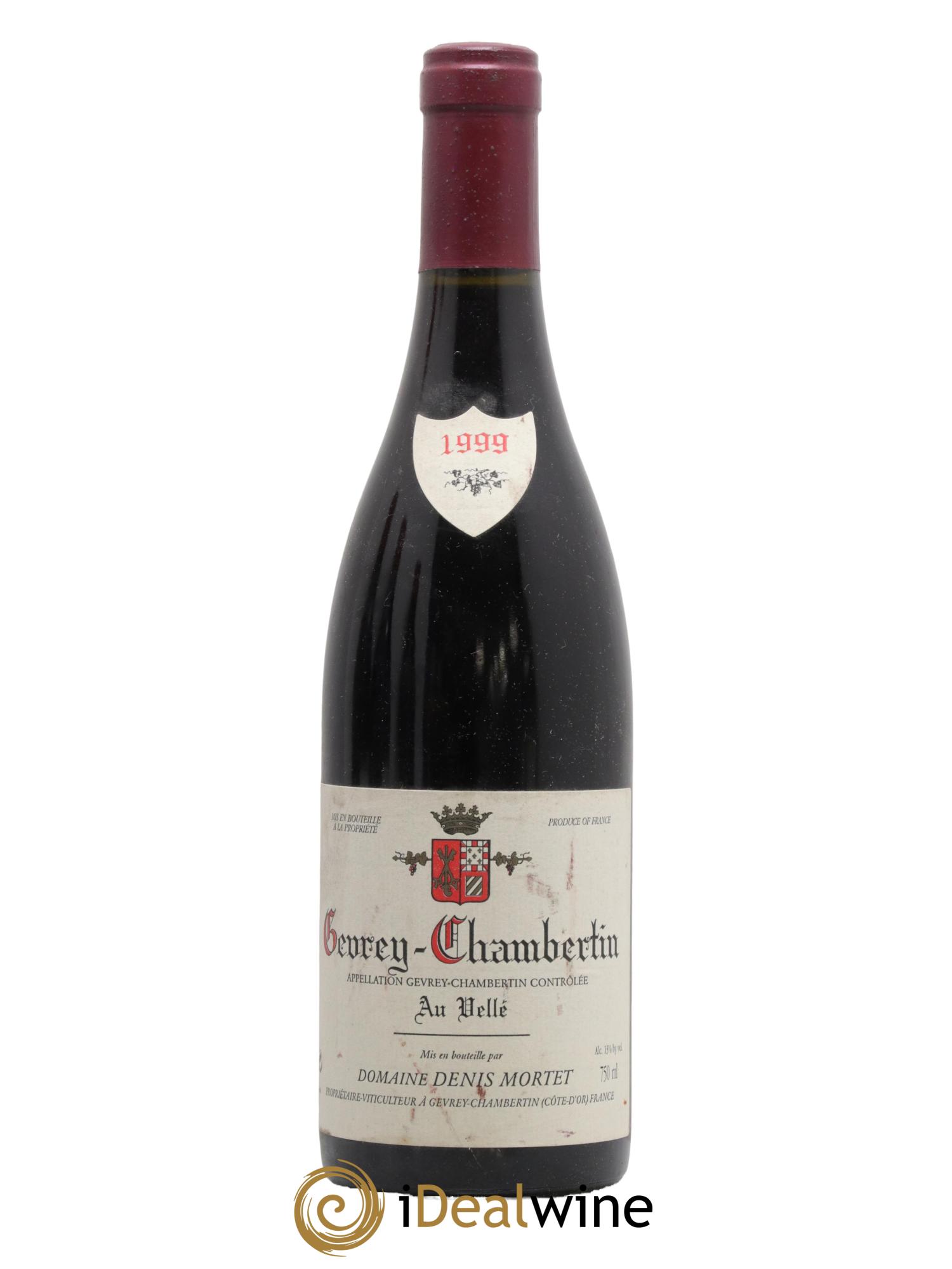 Gevrey-Chambertin Au Vellé Denis Mortet (Domaine) 1999 - Lot de 1 bouteille - 0
