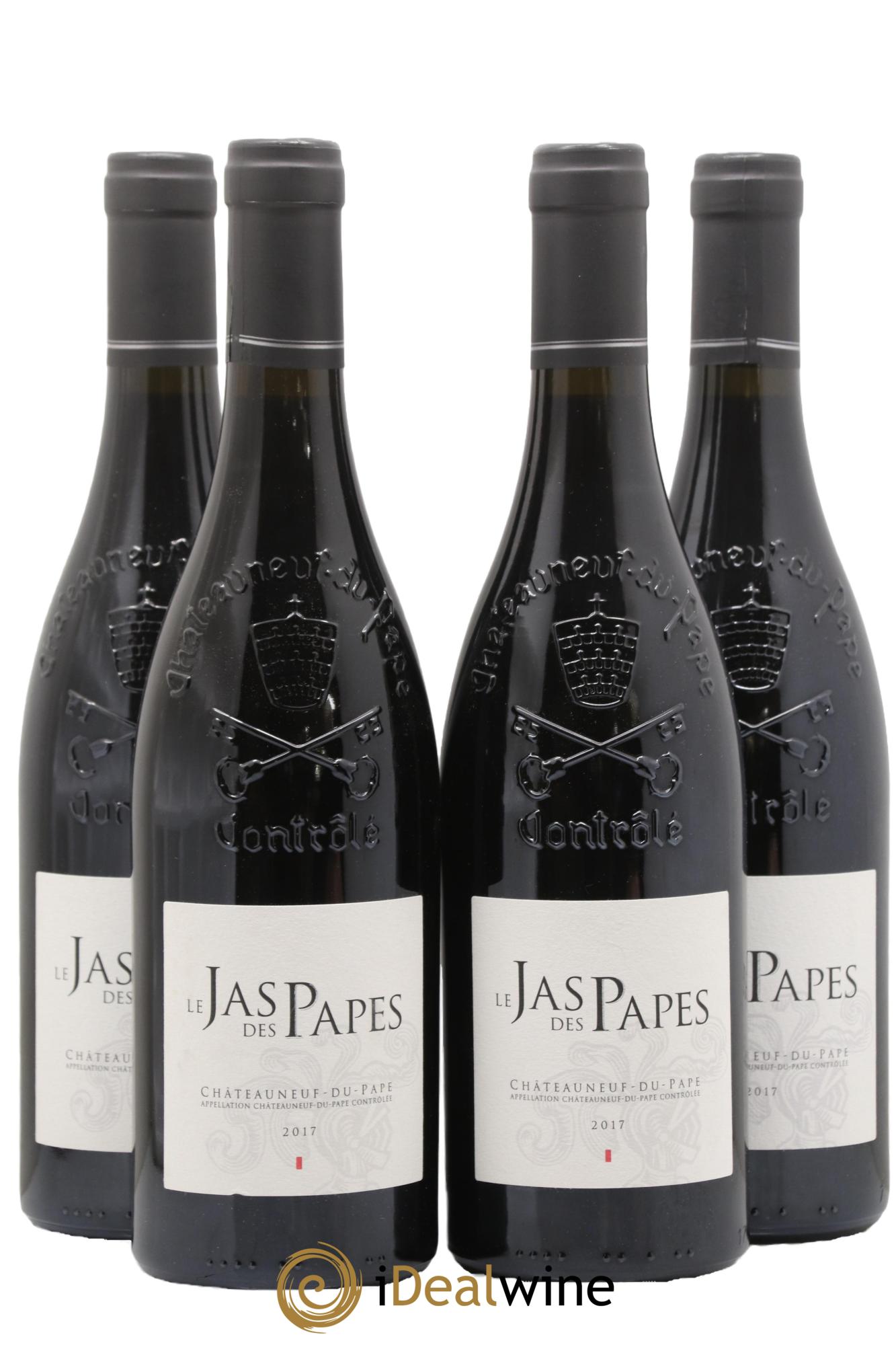 Châteauneuf-du-Pape Le Jas des Papes 2017 - Lot de 4 bouteilles - 0