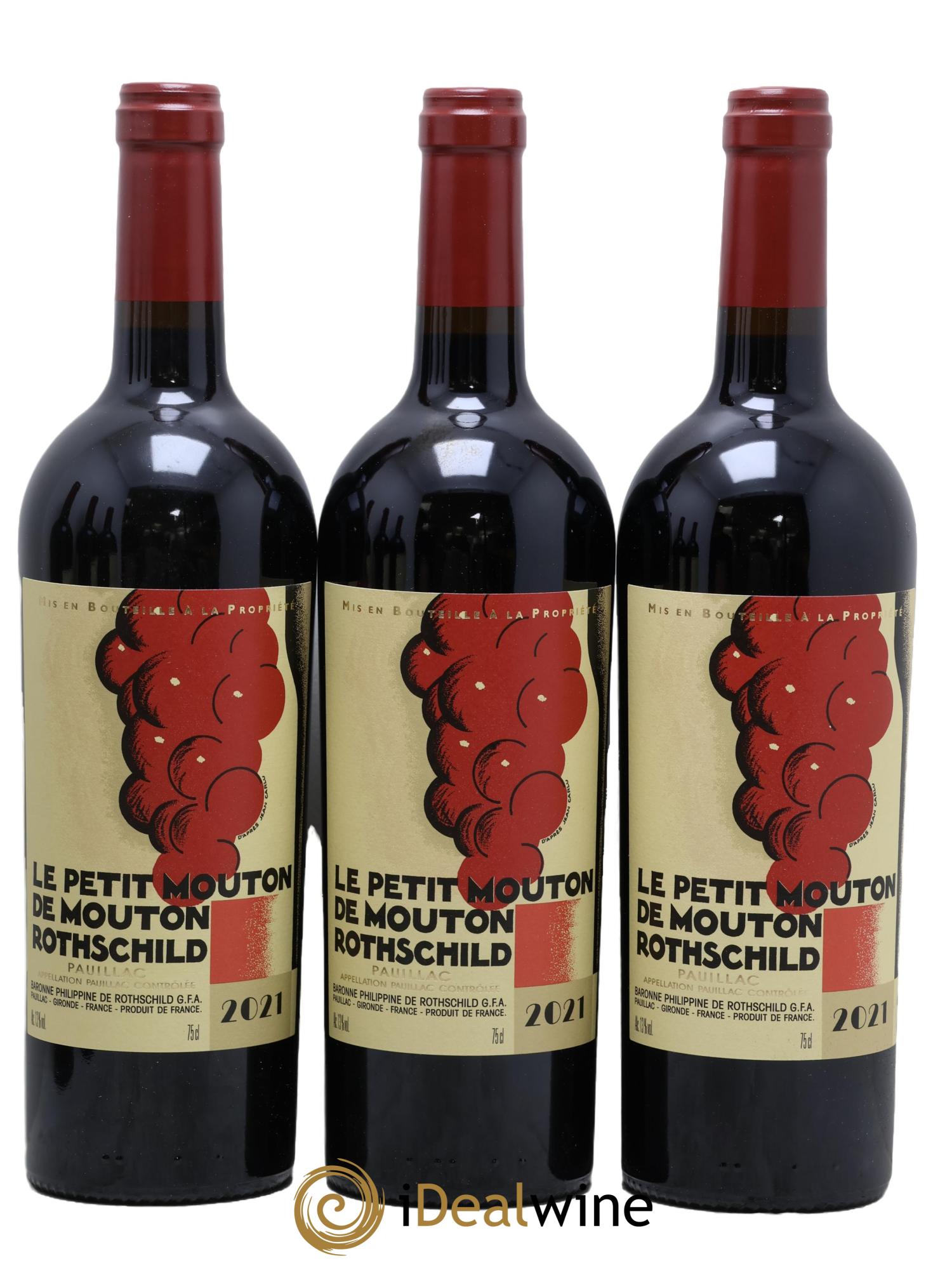 Petit Mouton Second Vin 2021 - Lotto di 6 bottiglie - 3