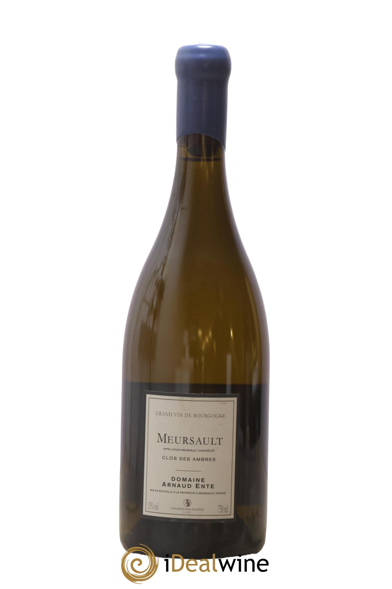 Meursault Clos des Ambres Arnaud Ente 2012 - Lot de 1 bouteille - 1