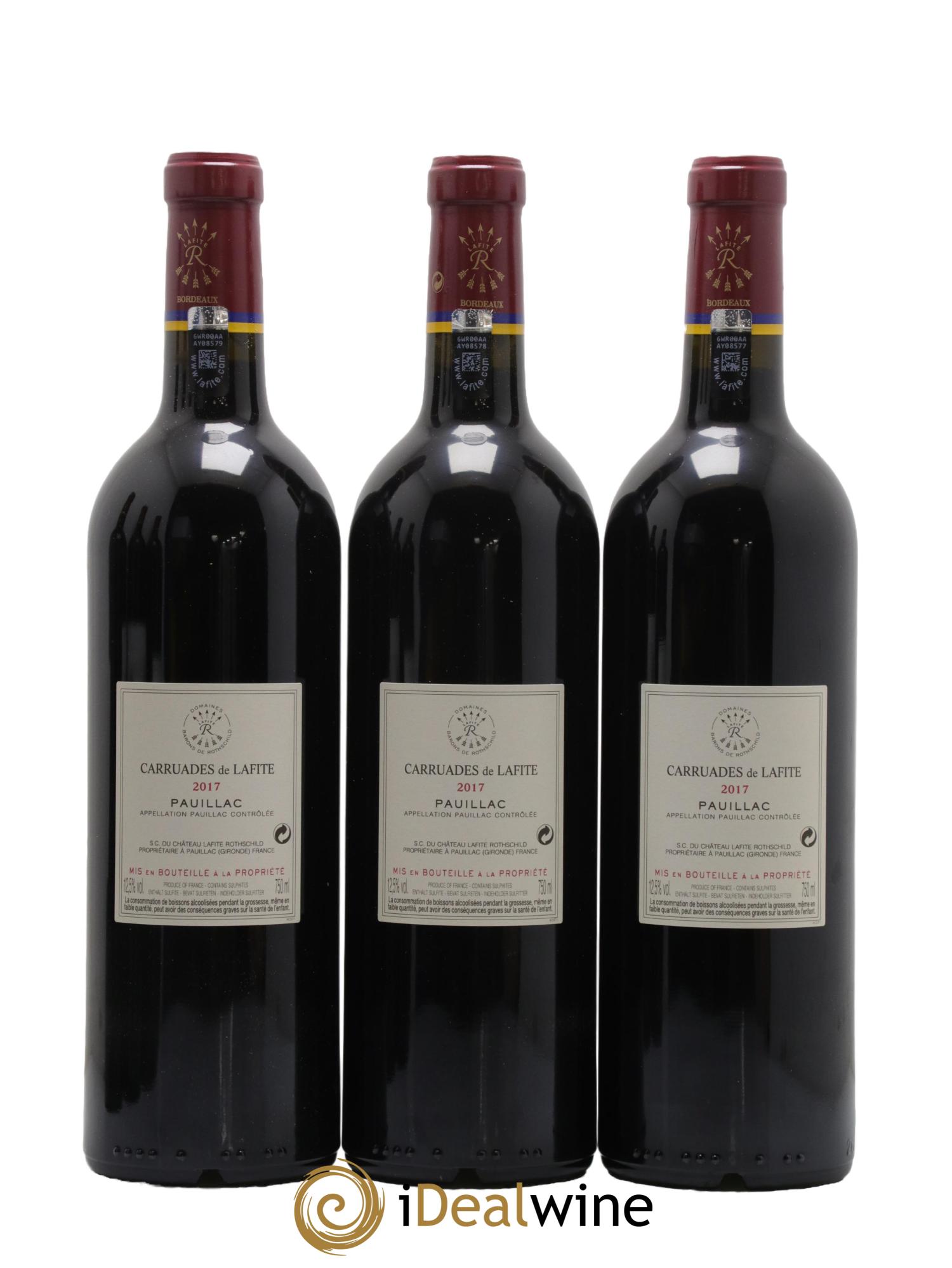 Carruades de Lafite Rothschild Second Vin 2017 - Lotto di 6 bottiglie - 2