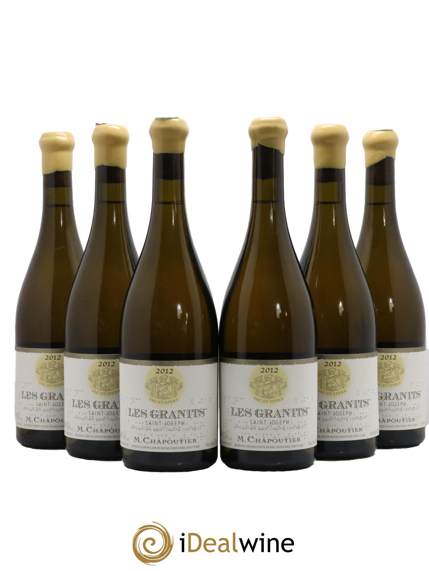 Saint-Joseph Les Granits Chapoutier 2012 - Lot of 6 bottles - 0