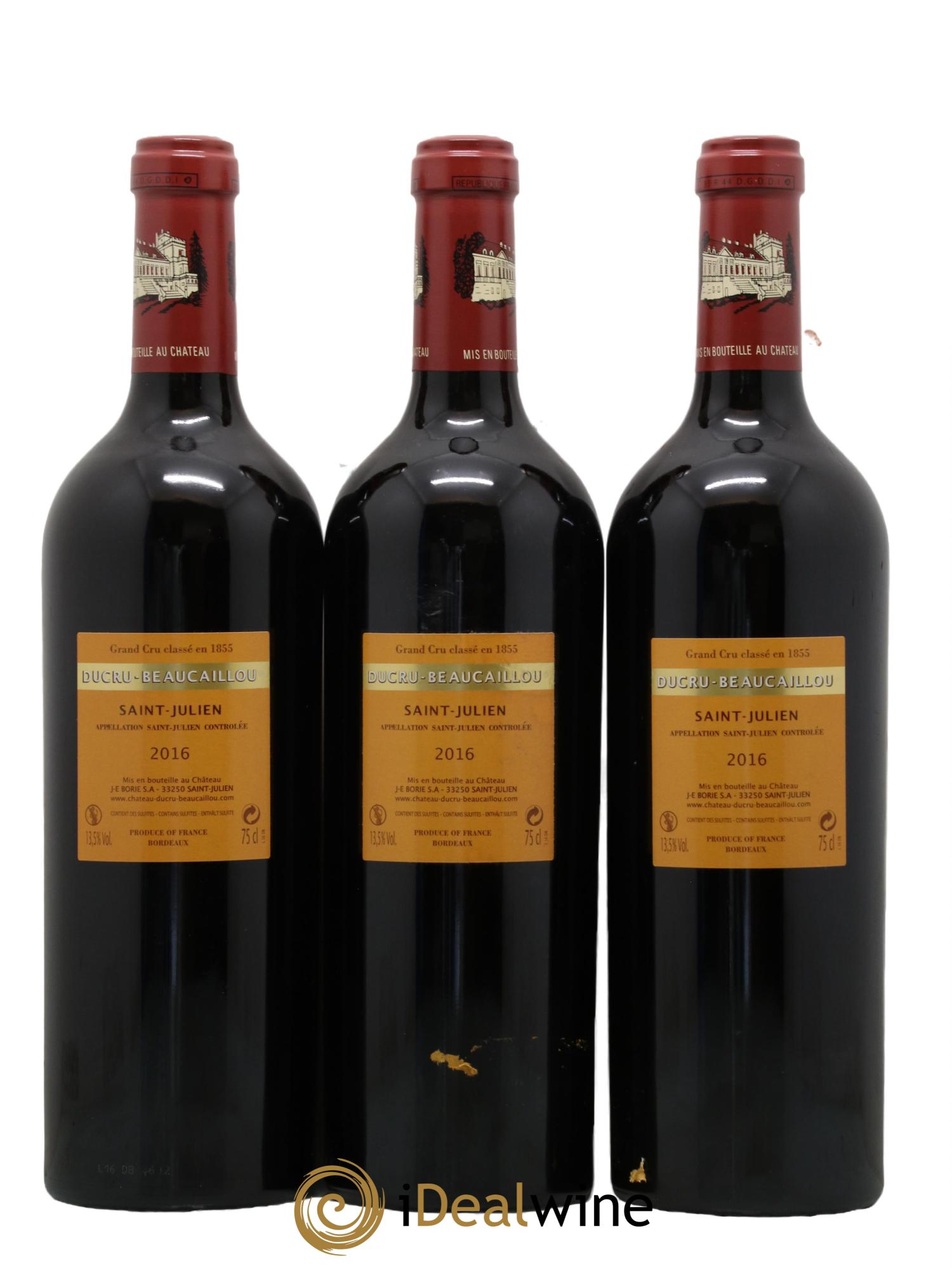 Château Ducru Beaucaillou 2ème Grand Cru Classé 2016 - Lot de 6 bouteilles - 2