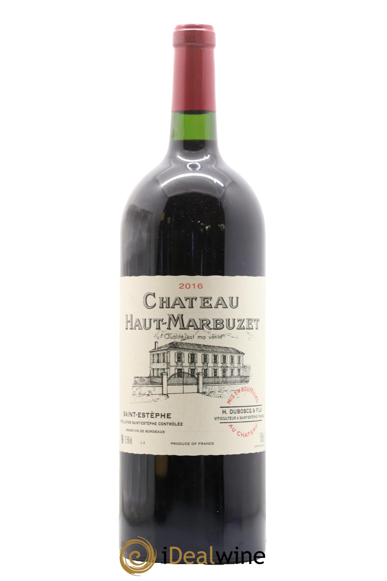 Château Haut Marbuzet 2016 - Lot de 1 magnum - 0