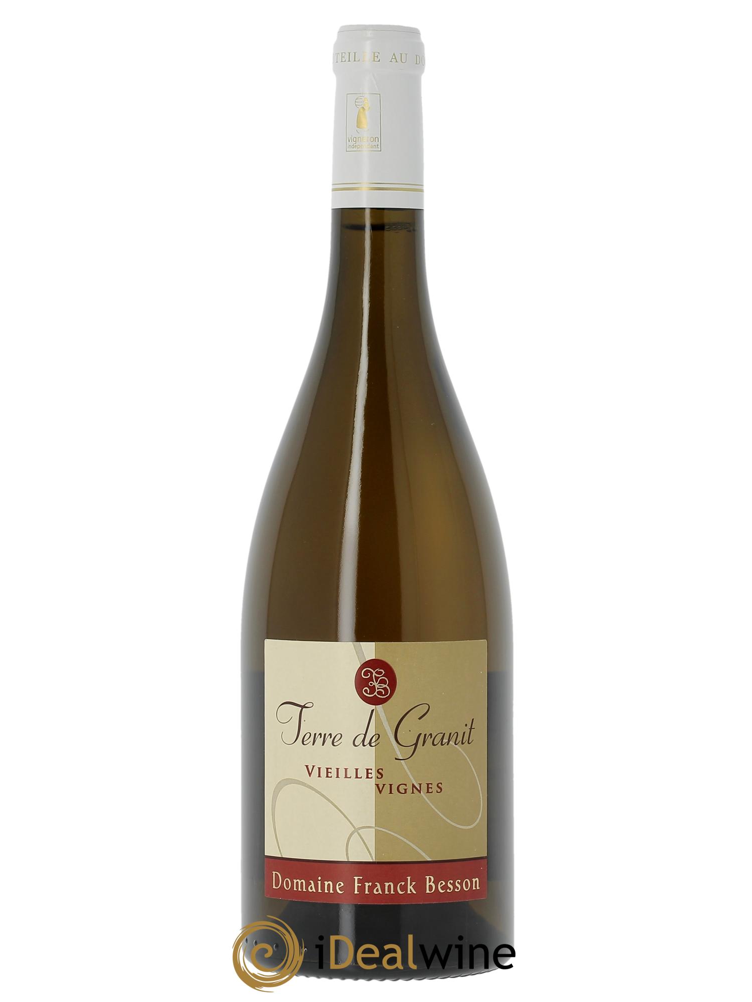 Vin de France Cuvée réserve Note Blanche Terre de Granit Vieilles vignes Domaine Franck Besson - Posten von 2 Flaschen - 0