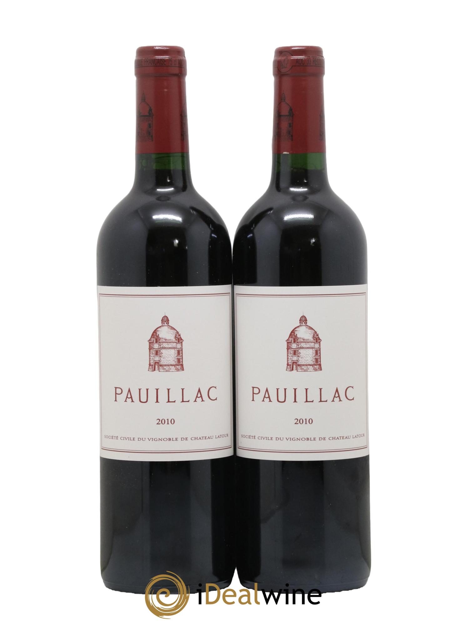 Pauillac de Château Latour 2010 - Lot de 2 bouteilles - 0