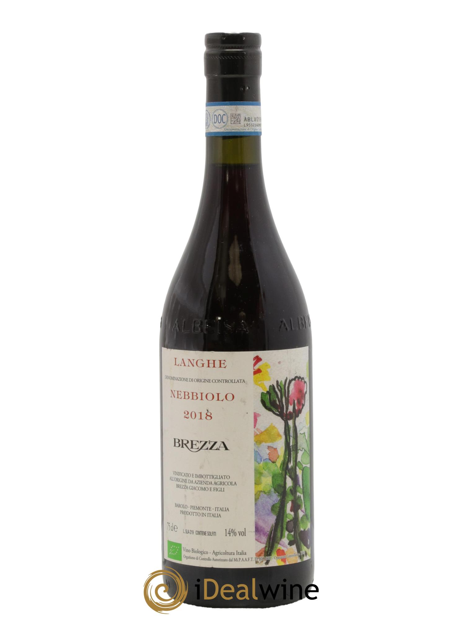 Langhe DOC Nebbiolo Brezza Giaccomo 2018 - Lot de 1 bouteille - 0