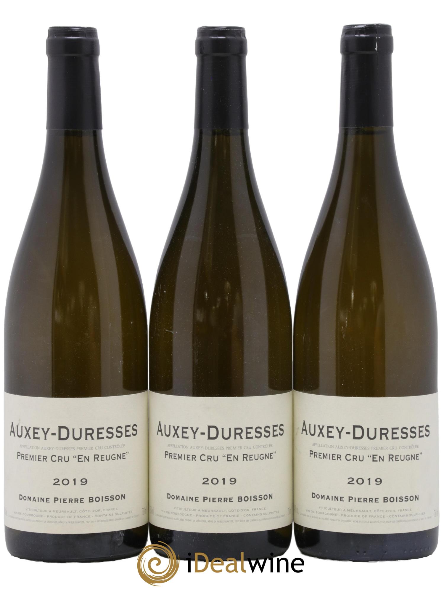 Auxey-Duresses 1er Cru En Reugne Pierre Boisson (Domaine) 2019 - Lot de 3 bouteilles - 0