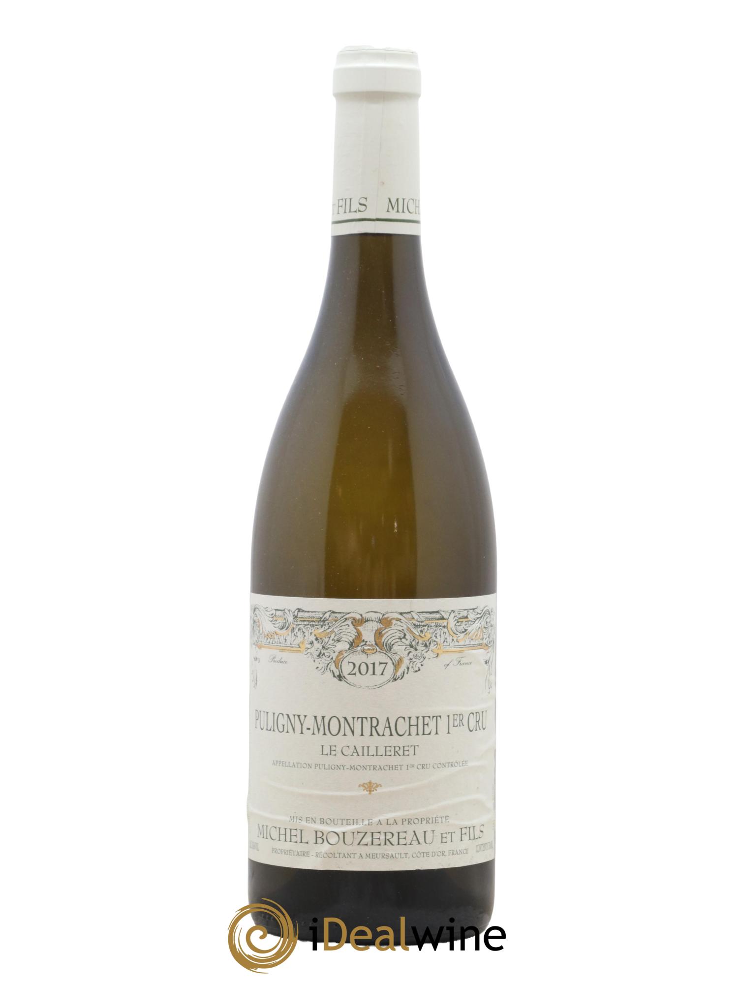 Puligny-Montrachet 1er Cru Le Cailleret Michel Bouzereau et Fils (Domaine) 2017 - Lot de 1 bouteille - 0