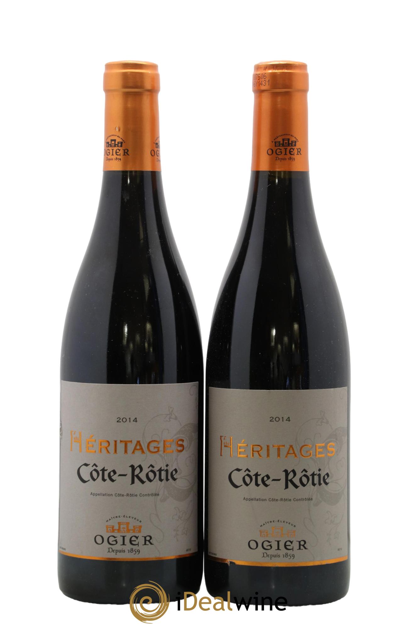 Côte-Rôtie Héritages antoine Ogier 2014 - Lotto di 2 bottiglie - 0