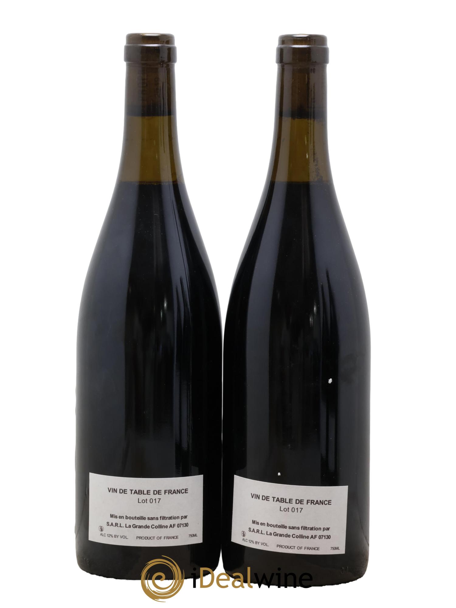 Vin de France (Ex Cornas) Hirotake Ooka - Domaine La Grande Colline 2017 - Lot de 2 bouteilles - 1