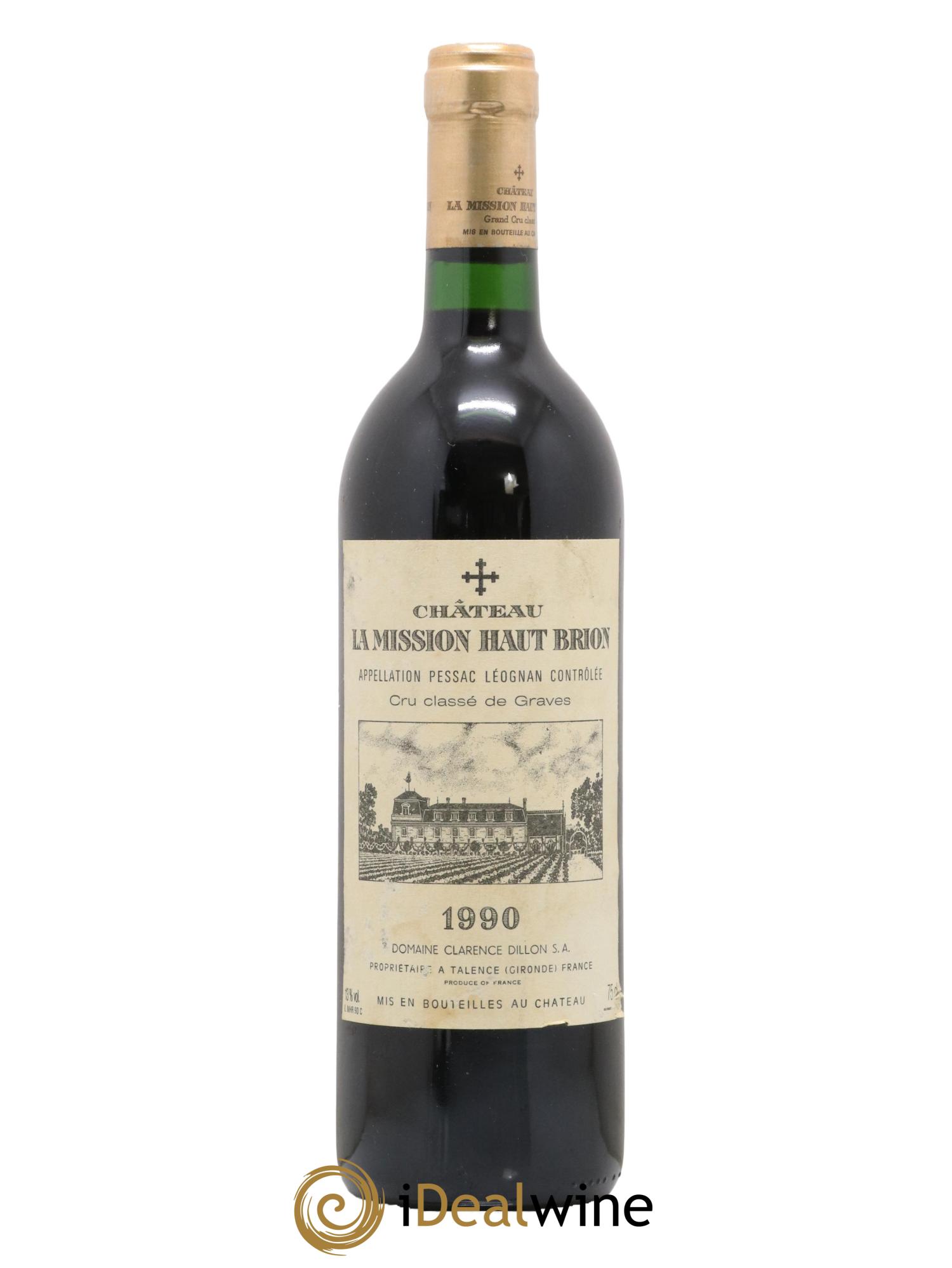 Château la Mission Haut-Brion Cru Classé de Graves 1990 - Lot of 1 bottle - 0