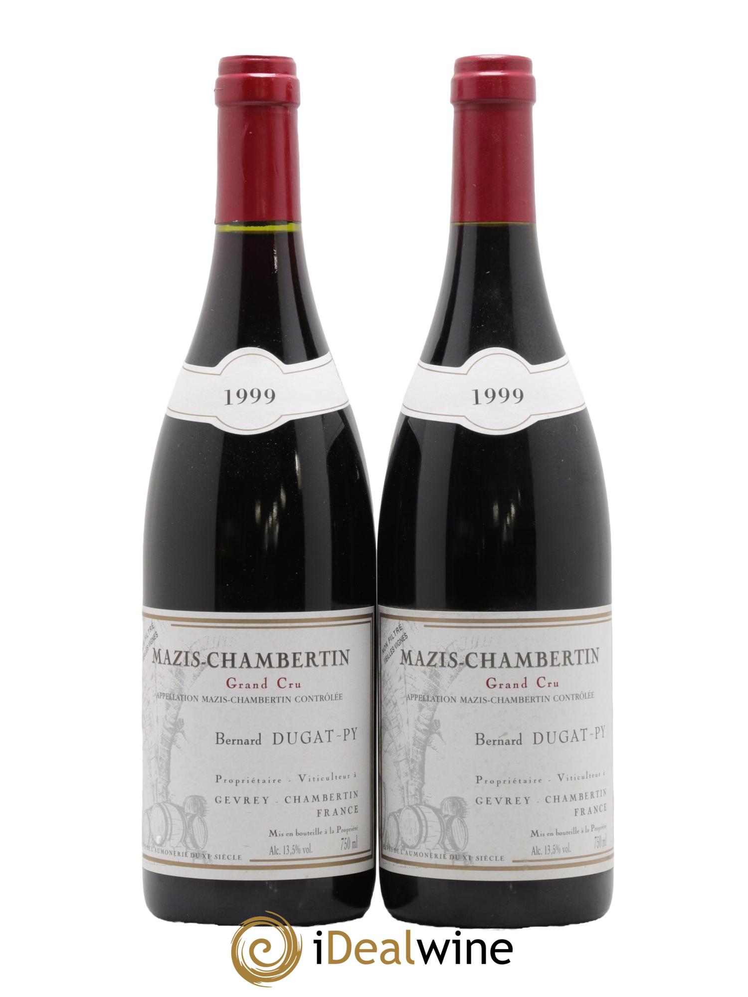 Mazis-Chambertin Grand Cru Vieilles Vignes Dugat-Py 1999 - Lotto di 2 bottiglie - 0