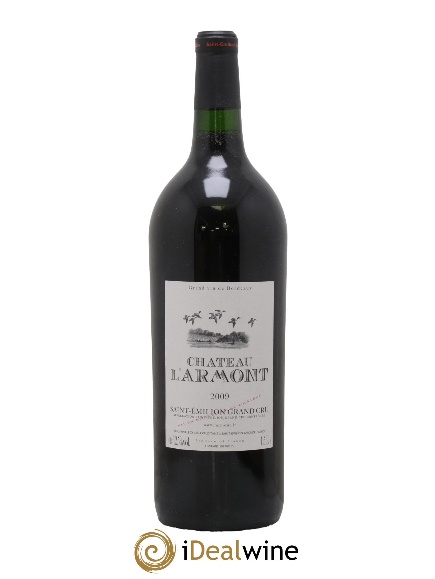Saint-Émilion Château L'Armont 2009 - Lot de 1 magnum - 1